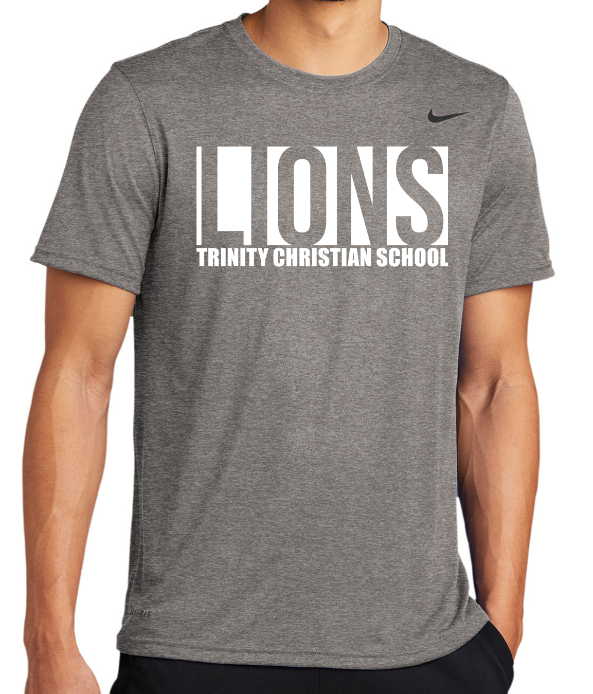 Nike TCS Lions Bold Box SS Dri Fit (Carbon Heather).png