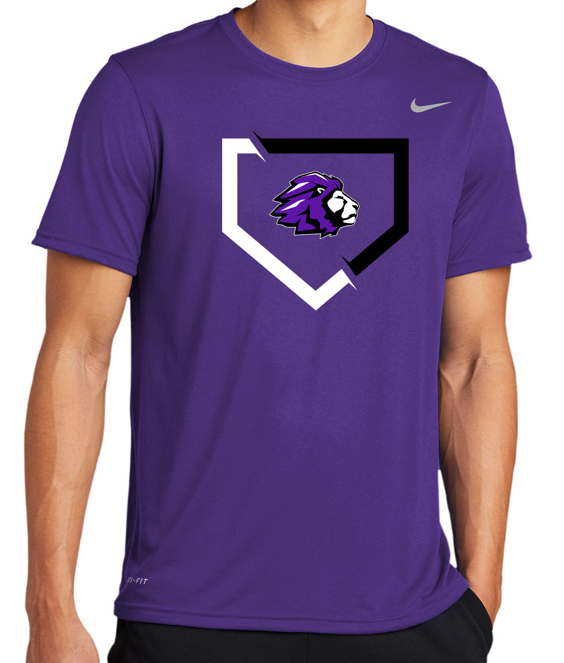 Baseball Diamond Nike SS Dri Fit (Purple).png