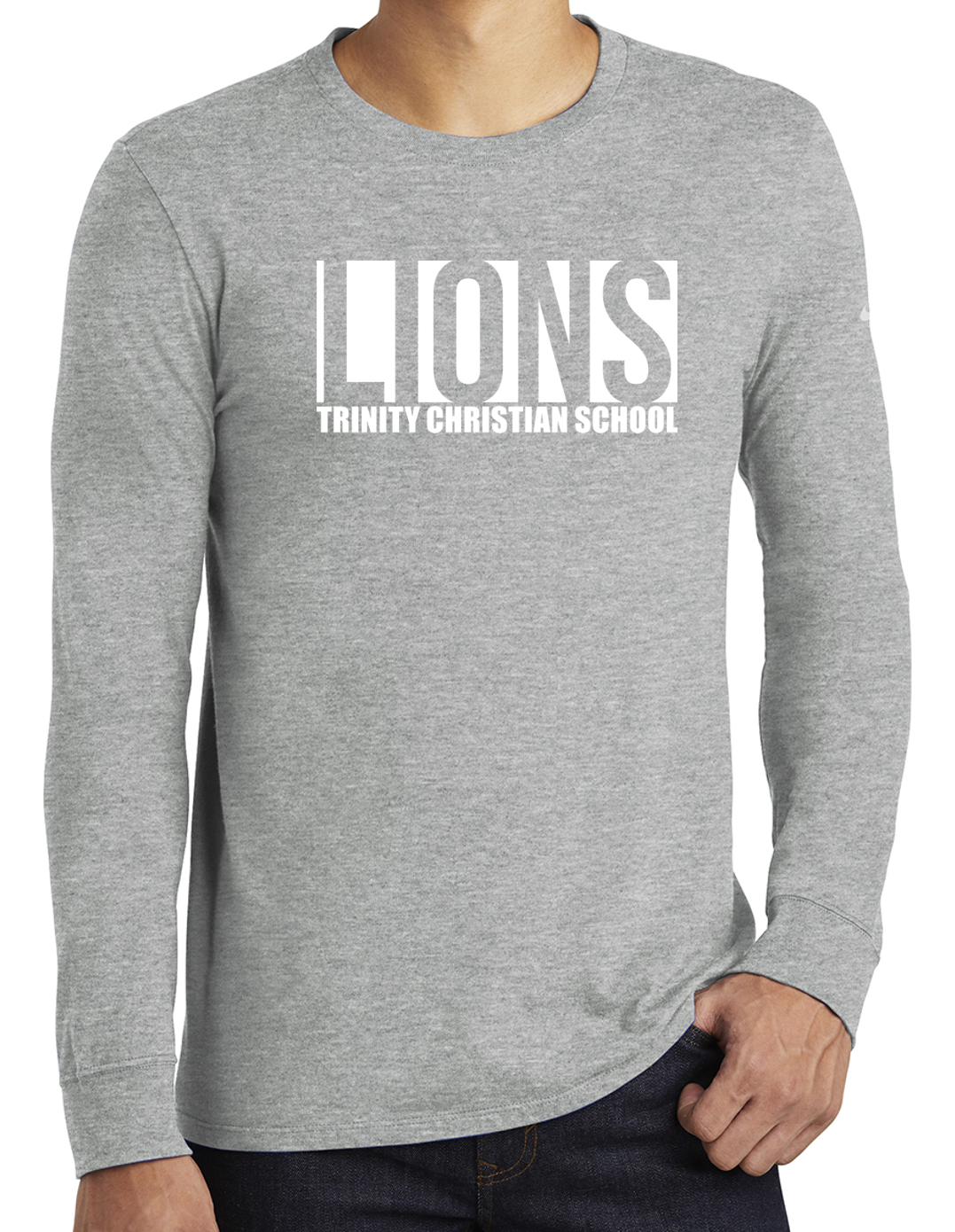 Nike TCS Lions Bold Box LS Cotton (Dark Grey Heather).png