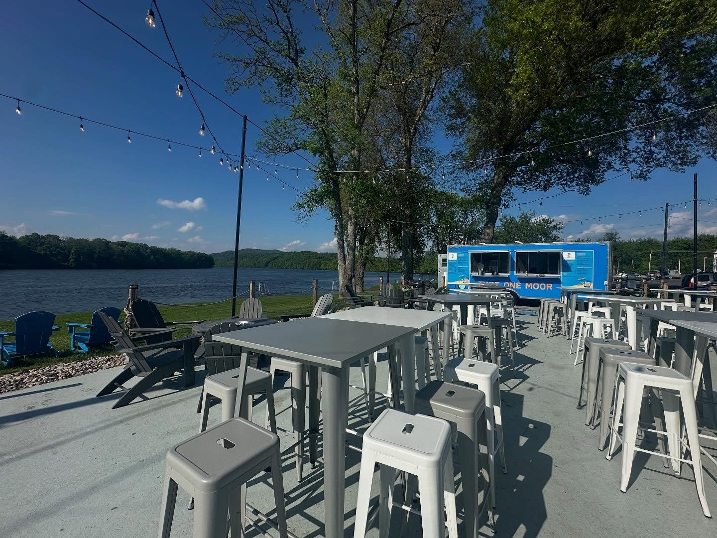 ☀️ Just One Moor opens at 4pm 🎉 Mojo Wagon plays tonight 7-10pm 🎶 Dinner Specials, Frozen Cocktails and Fun Drinks on our front patio or inside until 10pm! Join us for dinner tonight - Cheers to Friday!! 🍻