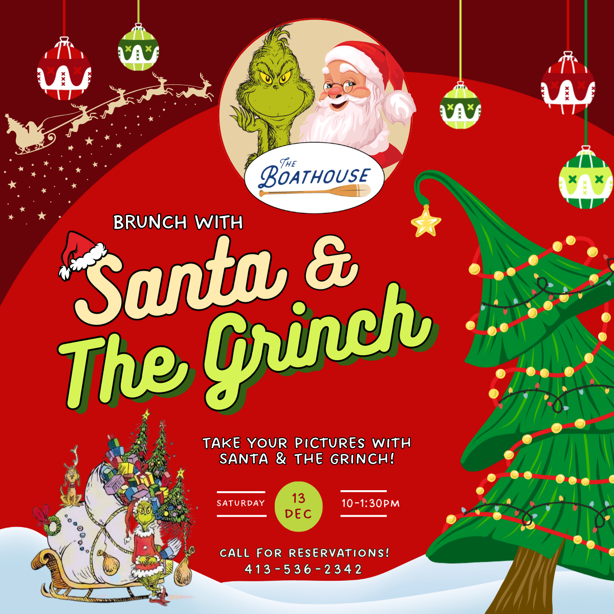 Brunch with Santa &amp; The Grinch! 