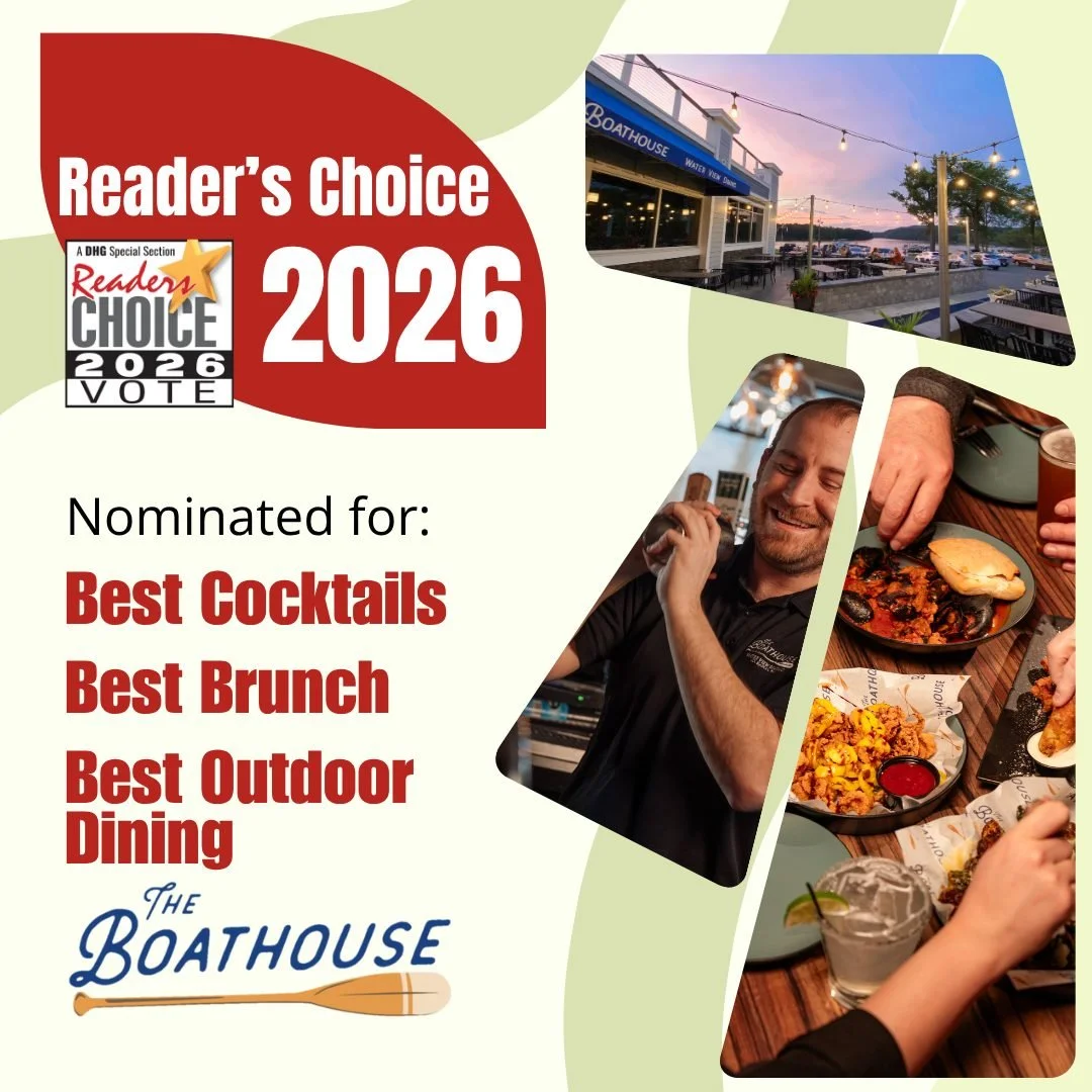 Waterfront views, brunch dates, and cocktails by the water ☀️🍸
The Boathouse is nominated in the 2026 Gazette Readers Poll for:
&bull; Best Cocktails
&bull; Best Outdoor Dining
&bull; Best Brunch
If you&rsquo;ve loved spending time with us on the wa