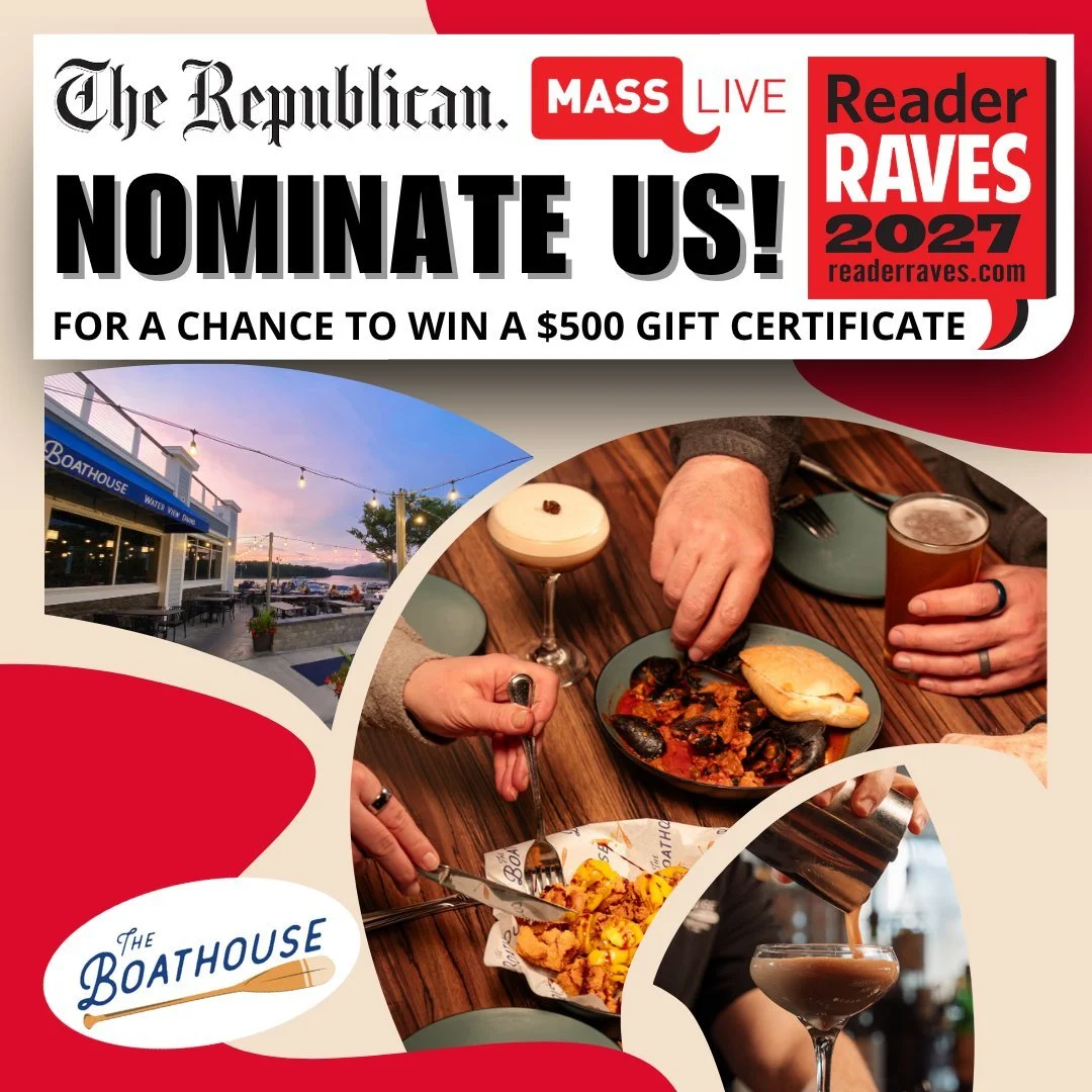 🏆 Reader Raves 2027 nominations are now open!
From waterfront dining and weekend brunches to date nights with a view, if The Boathouse is one of your local favorites, we'd love your nomination.
Thank you for your continued support. ❤️
Nominate us th