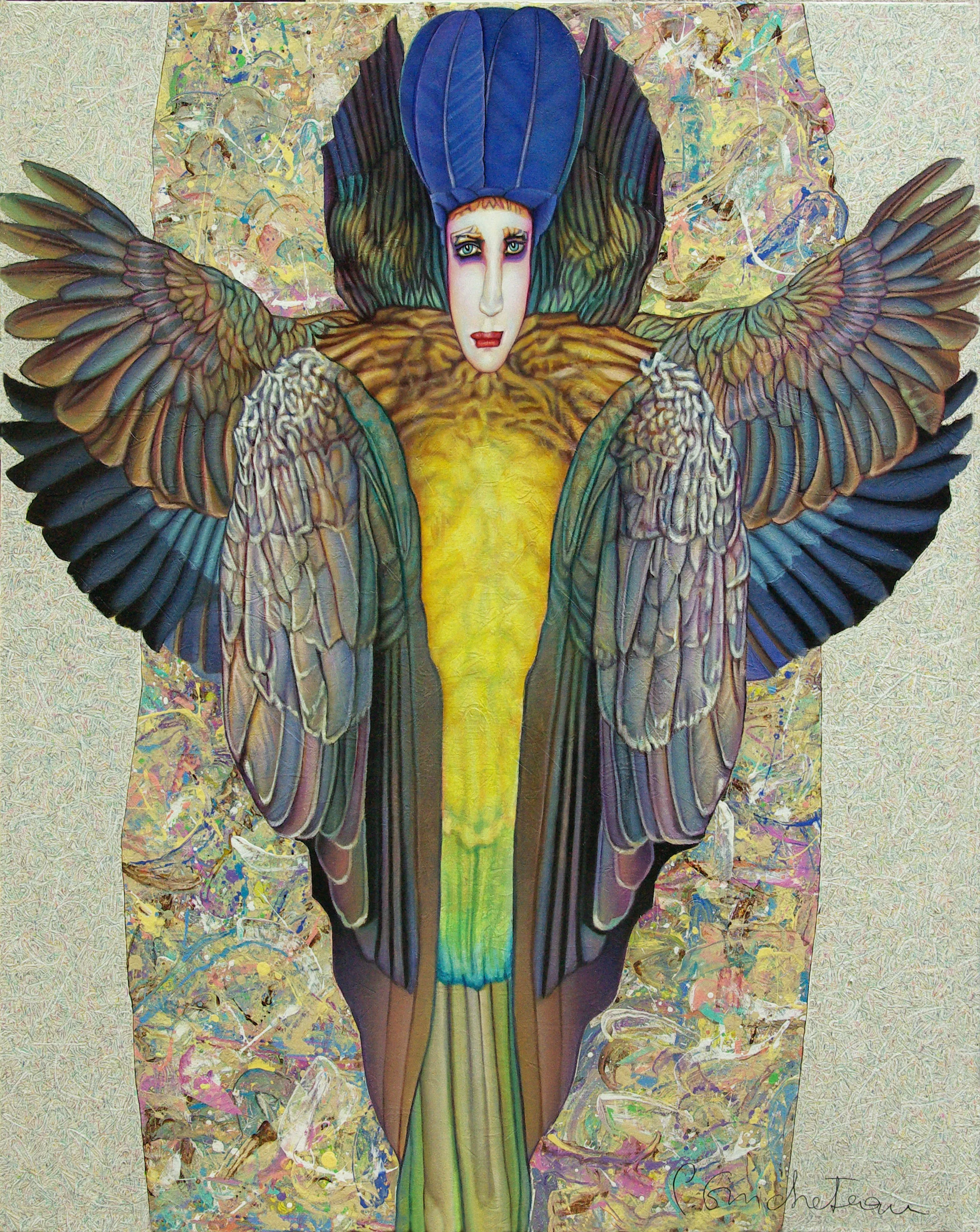 Bird Lady (116x92)