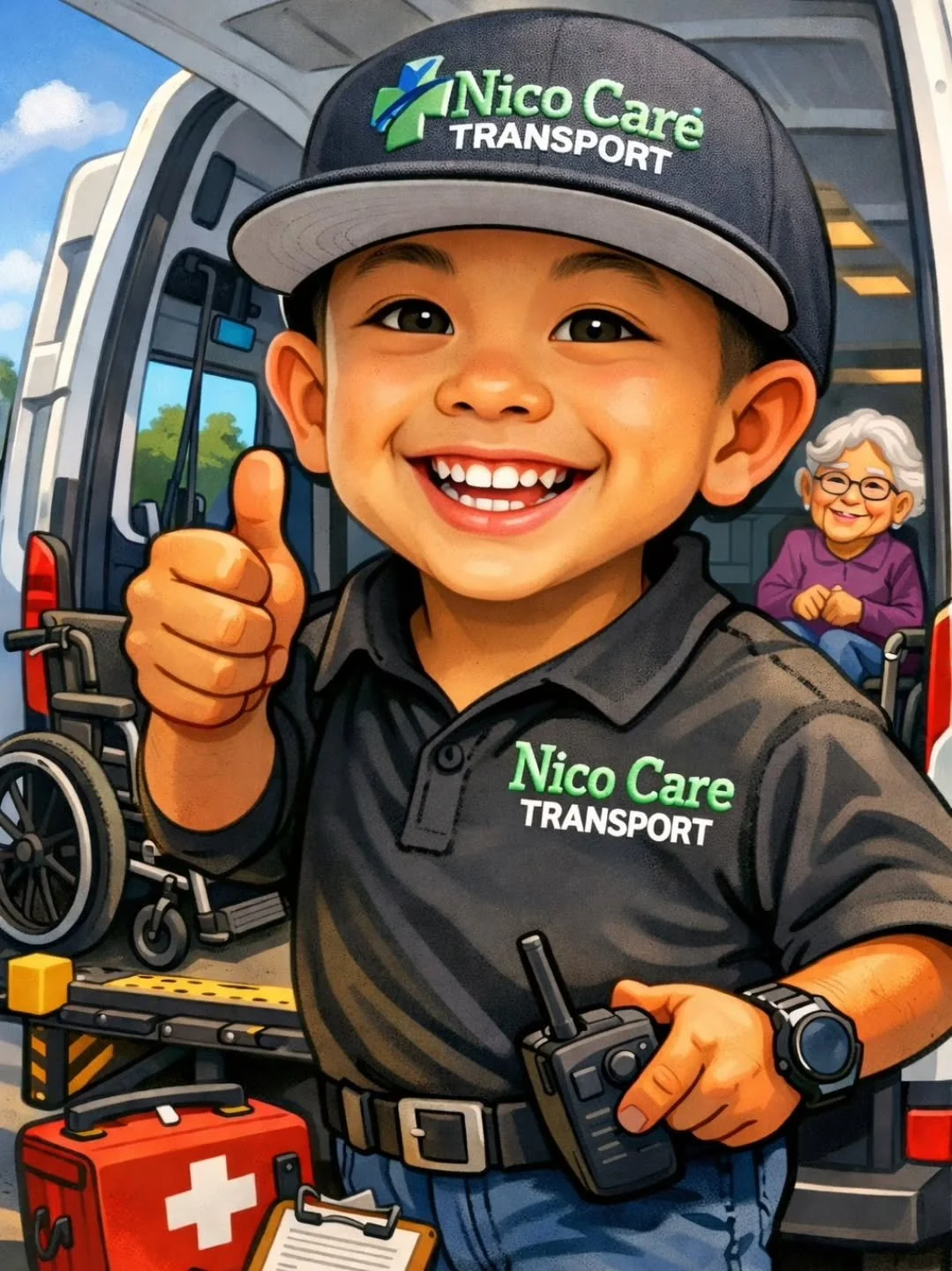 ..to the future.

#nemt 
#medicaltransport
#nonemergencymedicaltransportation 
#wheelchair
#wheelchairtransport