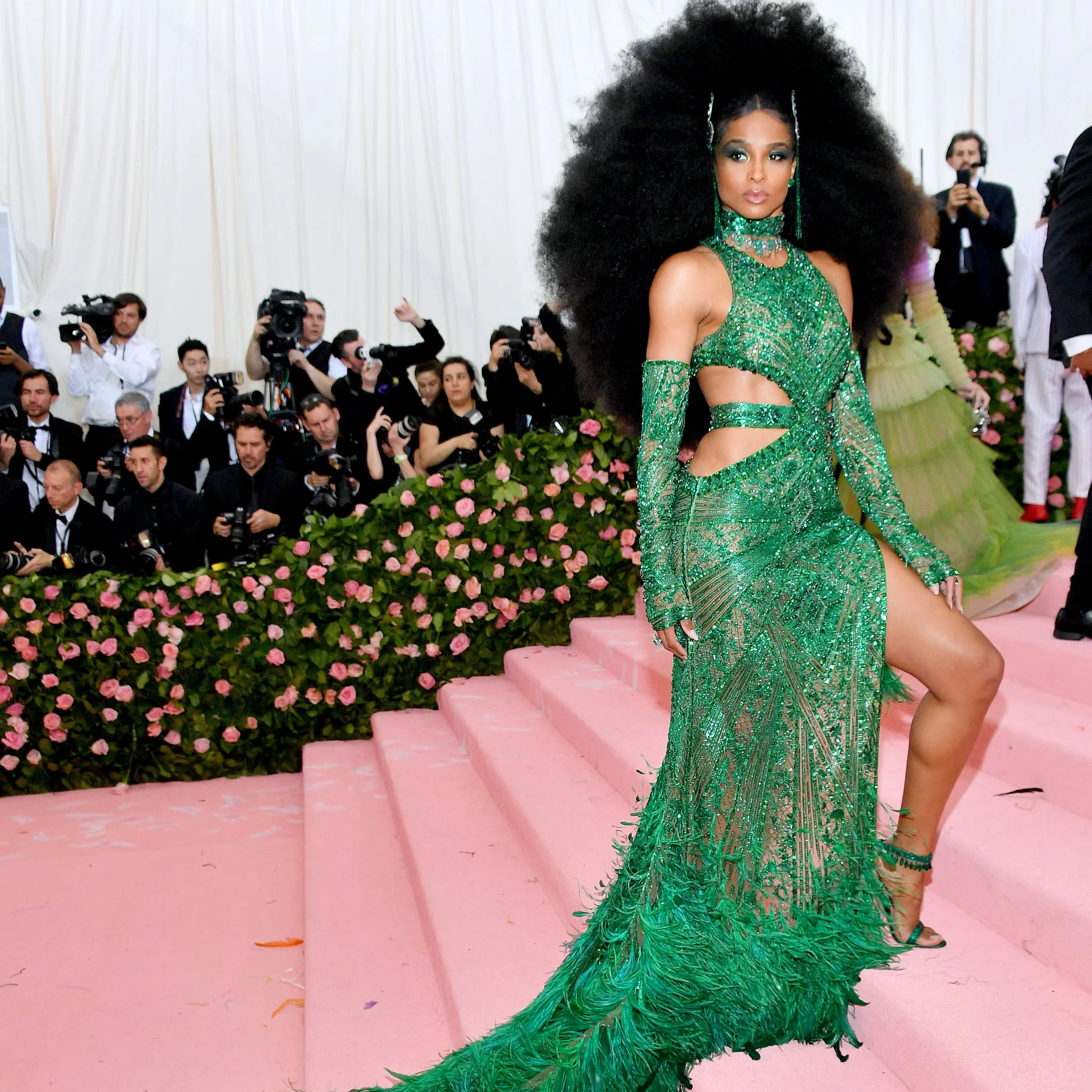 Ciara’s Diana Ross inspired hair was gorgeous.