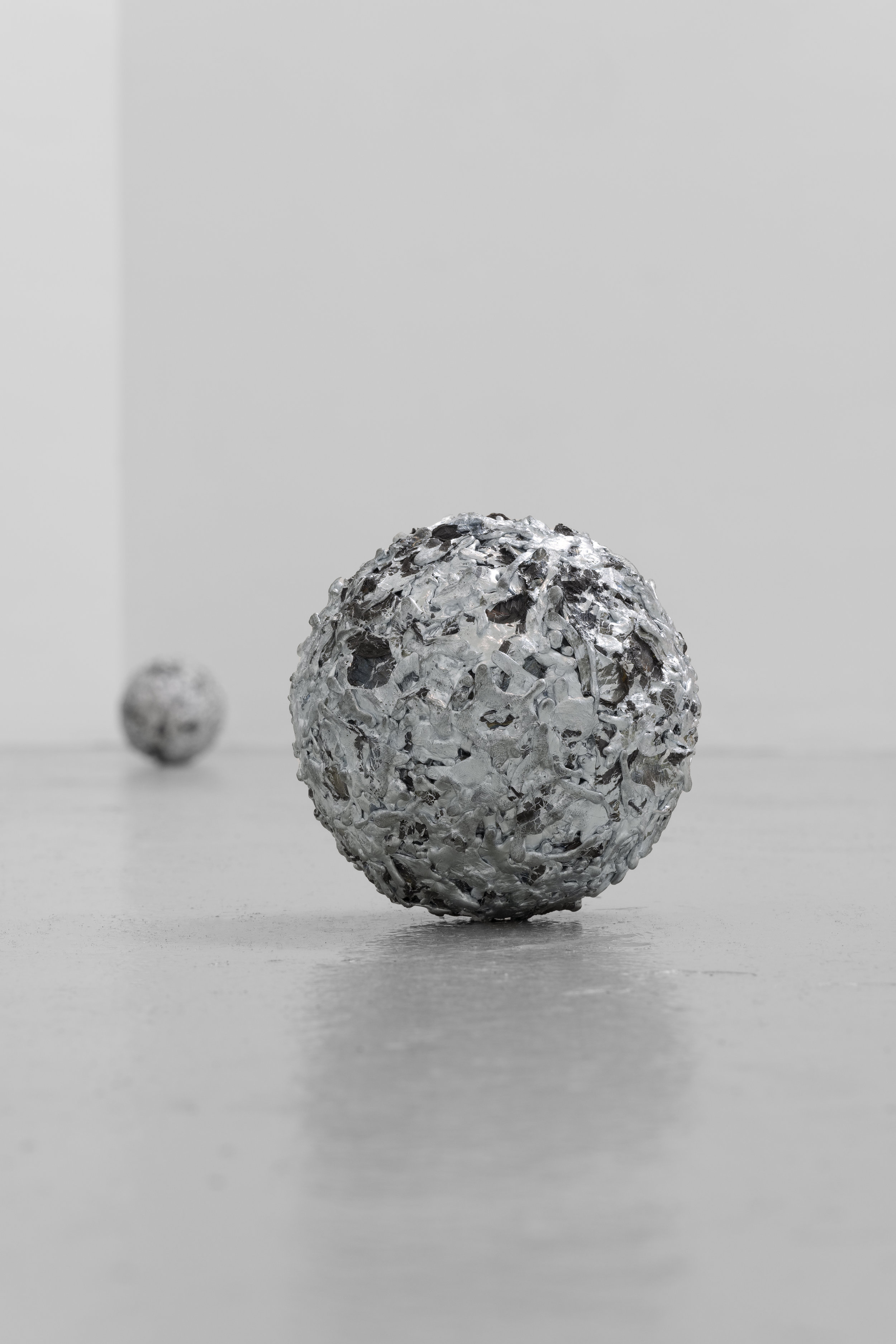  Matt Browning,  Untitled,  2018, Zinc, copper, 4 x 4 inches (10.16 x 10.16 cm) 