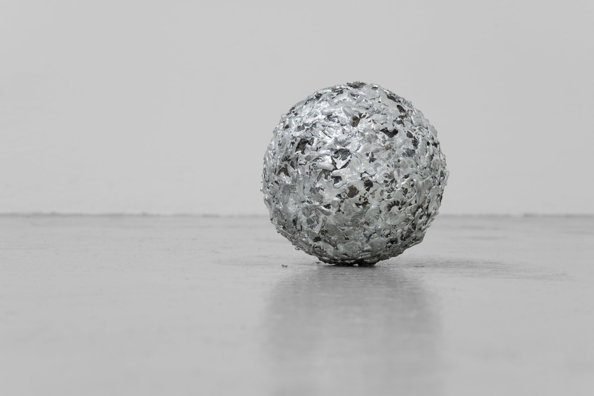  Matt Browning,  Untitled,  2018, Zinc, copper, 4 x 4 inches (10.16 x 10.16 cm) 