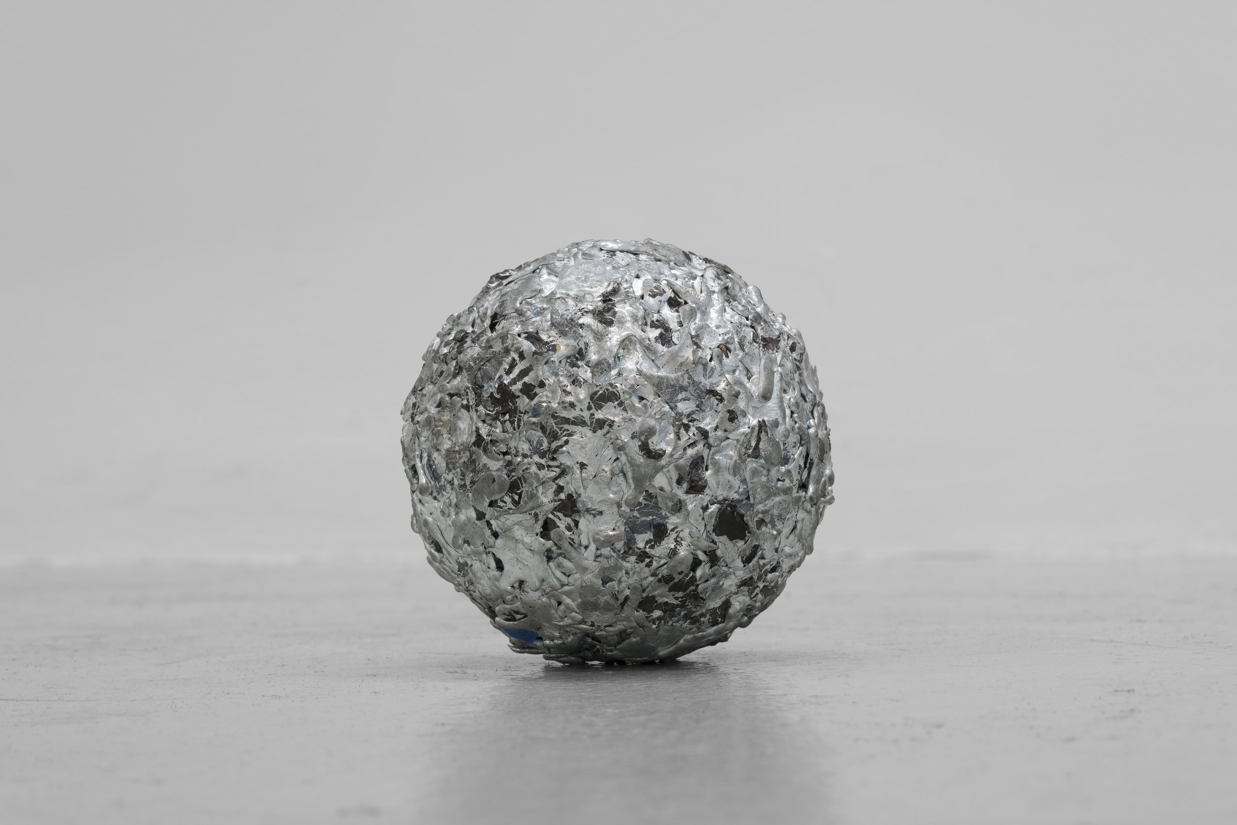  Matt Browning,  Untitled,  2018, Zinc, copper, 4 x 4 inches (10.16 x 10.16 cm) 