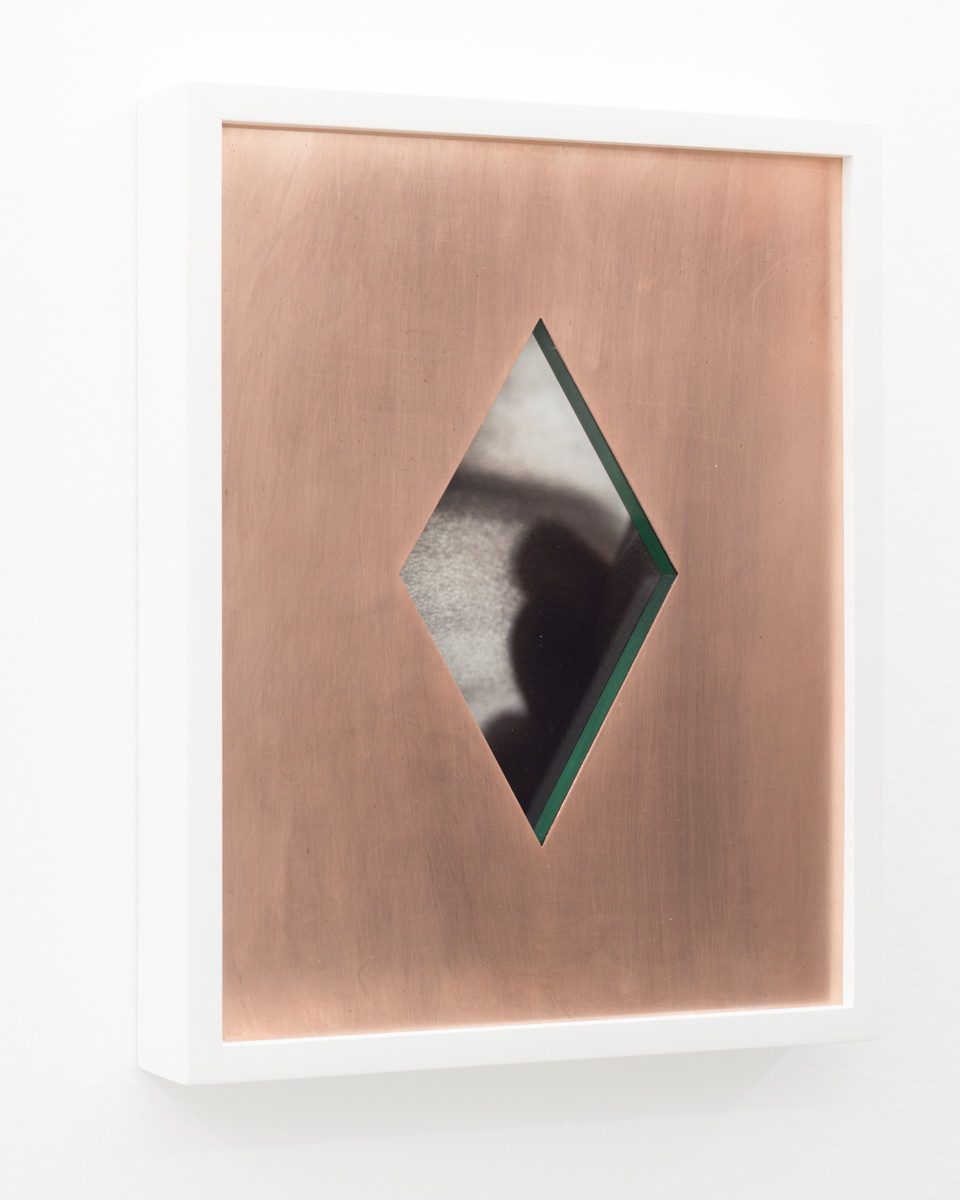  Ivan Iannoli,  Diamond , 2018, Copper, spray enamel on cast acrylic, pigment print, 8 x 10 inches 