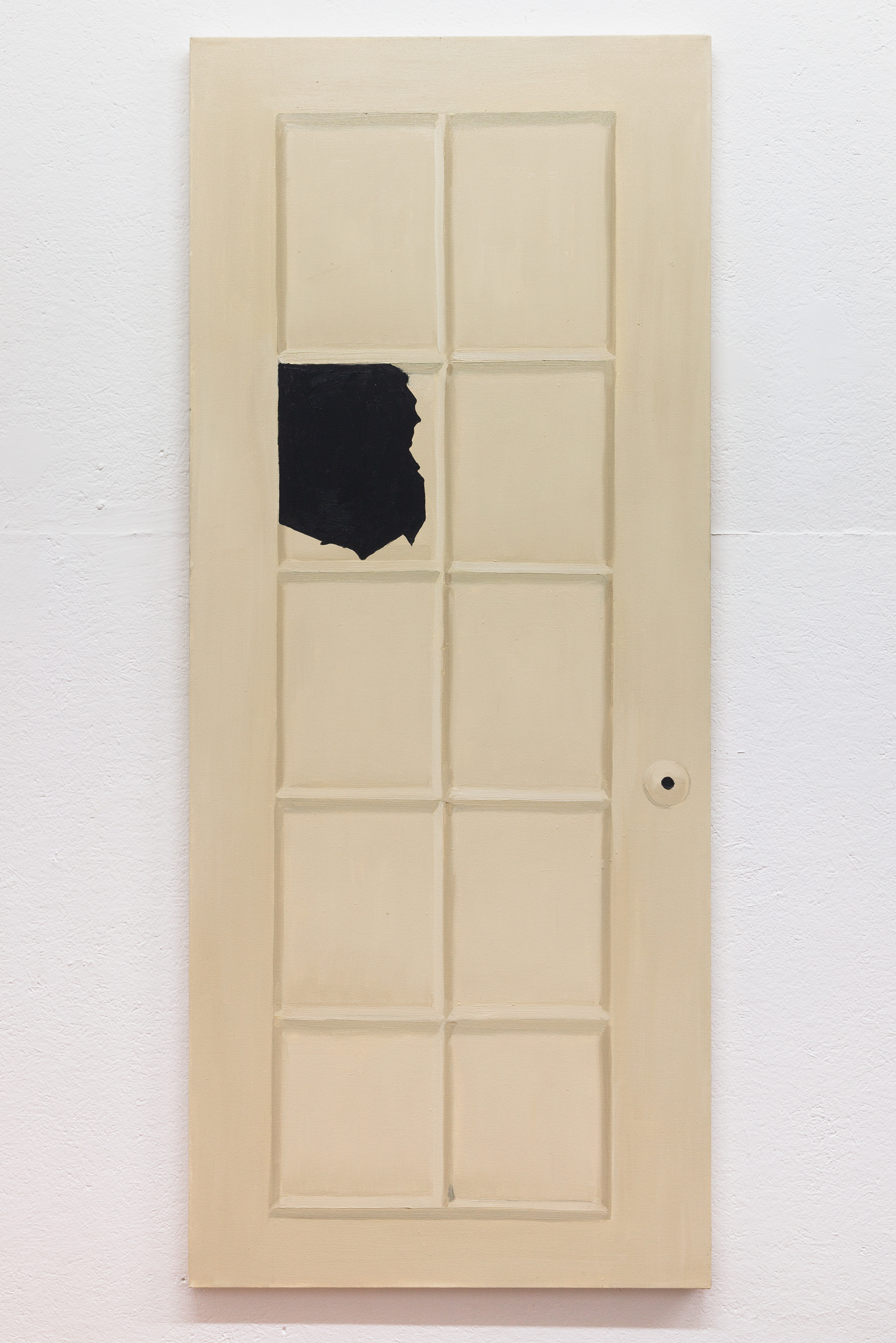  Richard Bosman,  Louise Bourgeois Door , 2016, Oil on canvas, 72 x 30 inches 