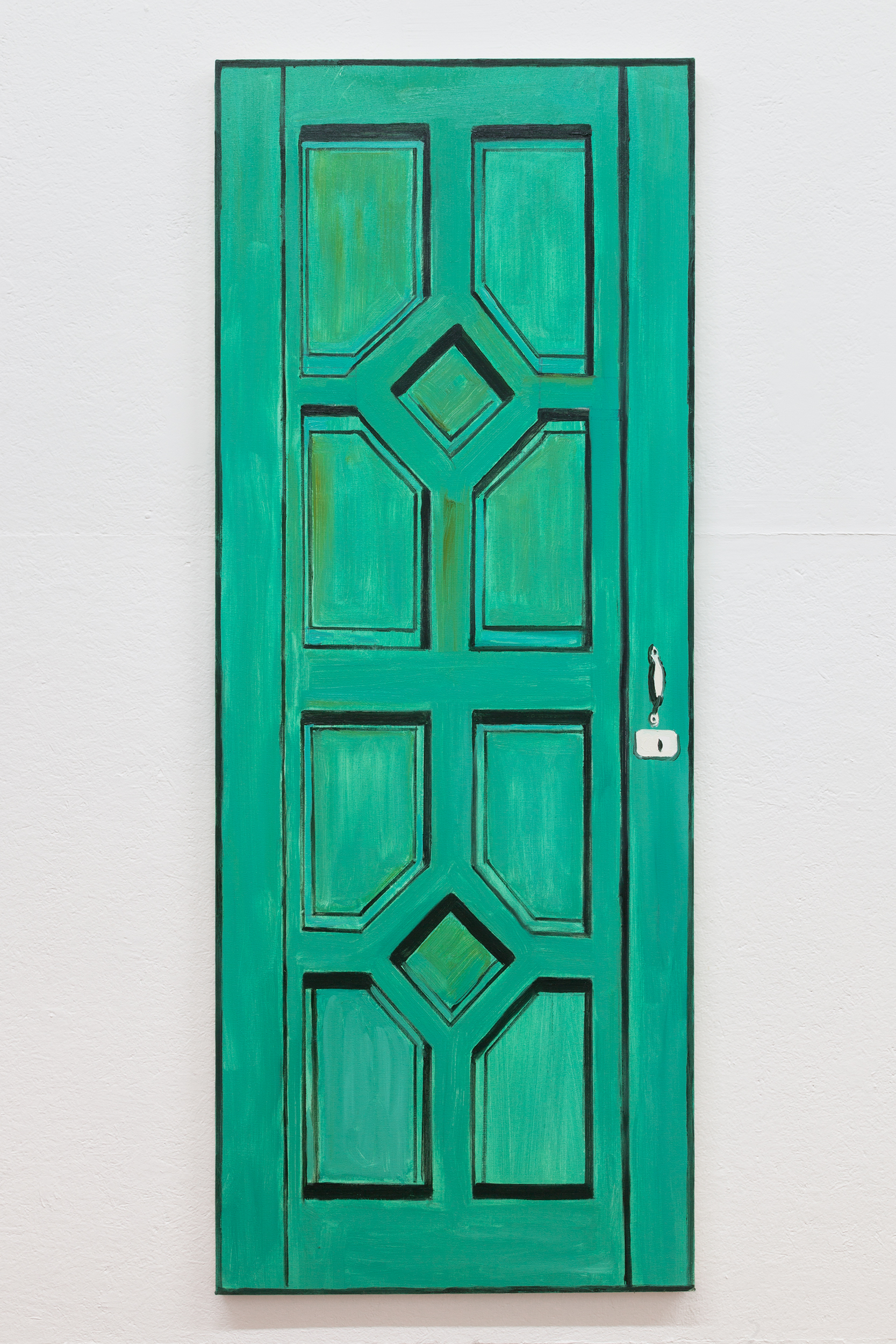  Richard Bosman,  Frida Kahlo Door , 2016 Oil on canvas, 72 x 28 inches 