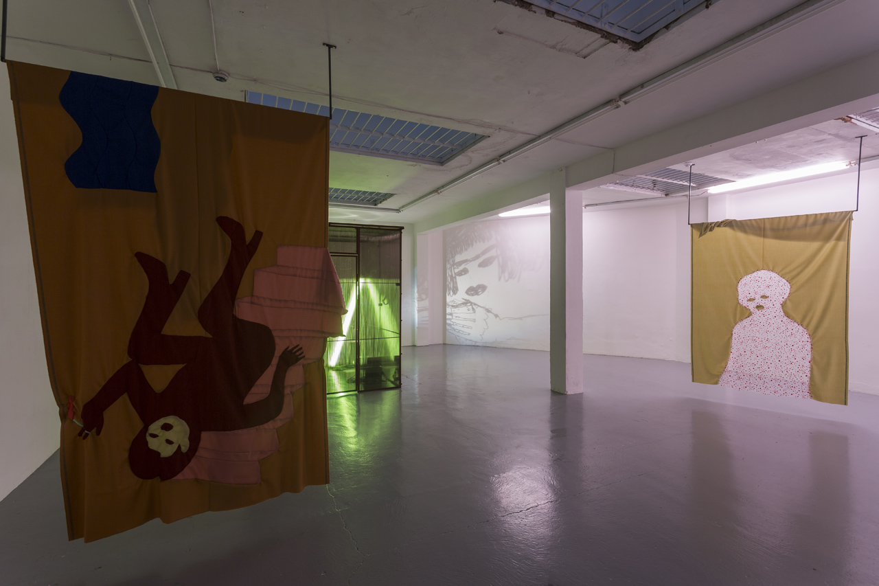  All images: Installation view,  Criminal Longing 3,  2018, Courtesy of the artist and ALMANAC, London/Turin, all photos by Oskar Proctor. 