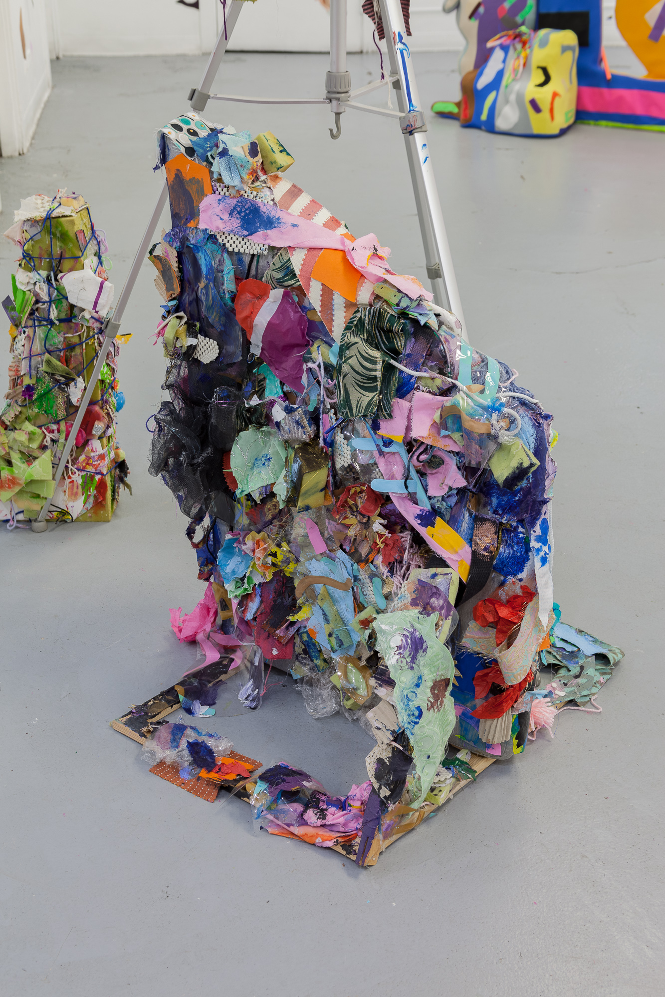  Hubert Posey,  Untitled 1-3 , 2017-2018, Mixed Media Sculptures, Dimensions variable 