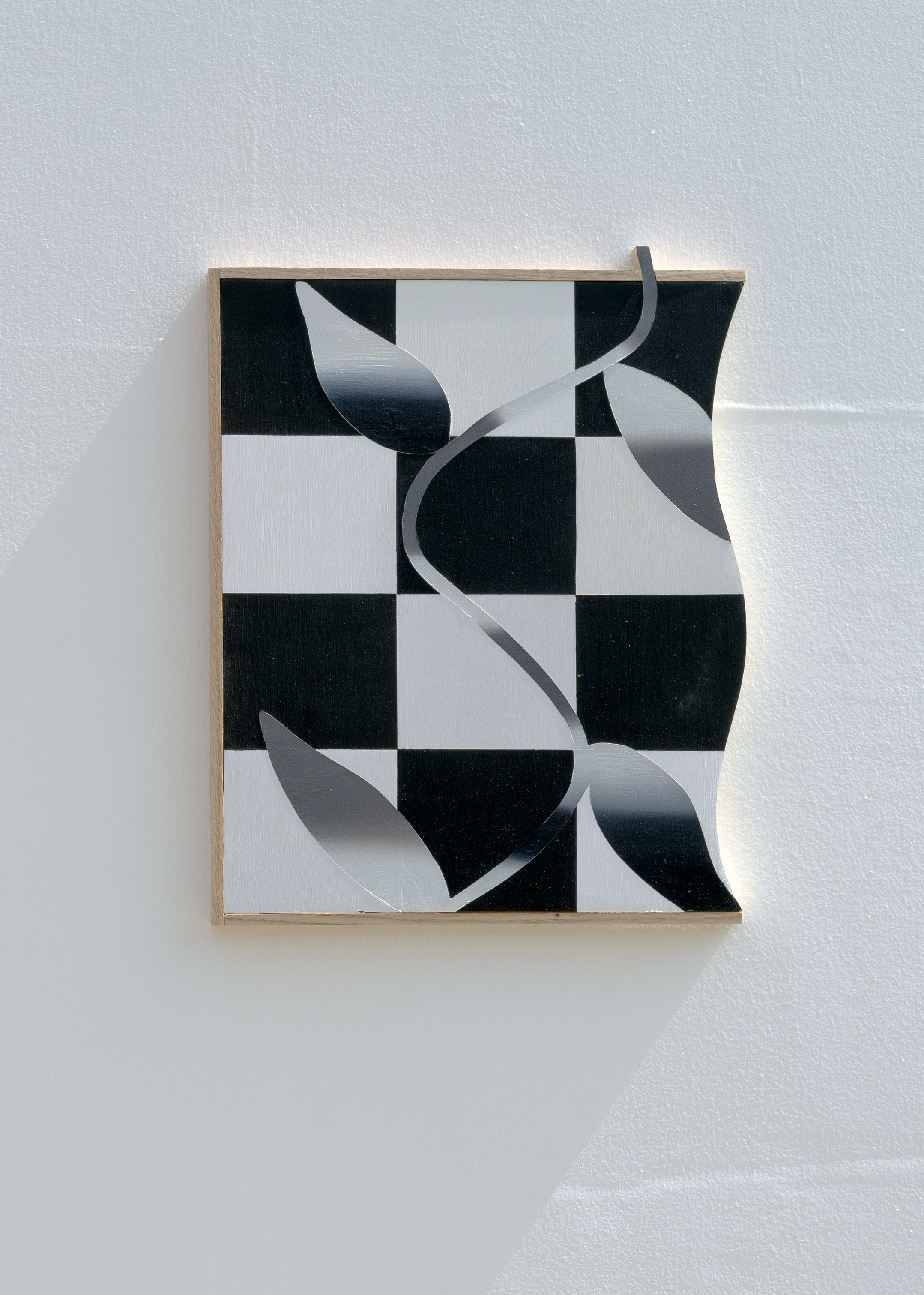  Simone Blain,  Vine ,​ 2019, Oil on board, 12” x 14” 
