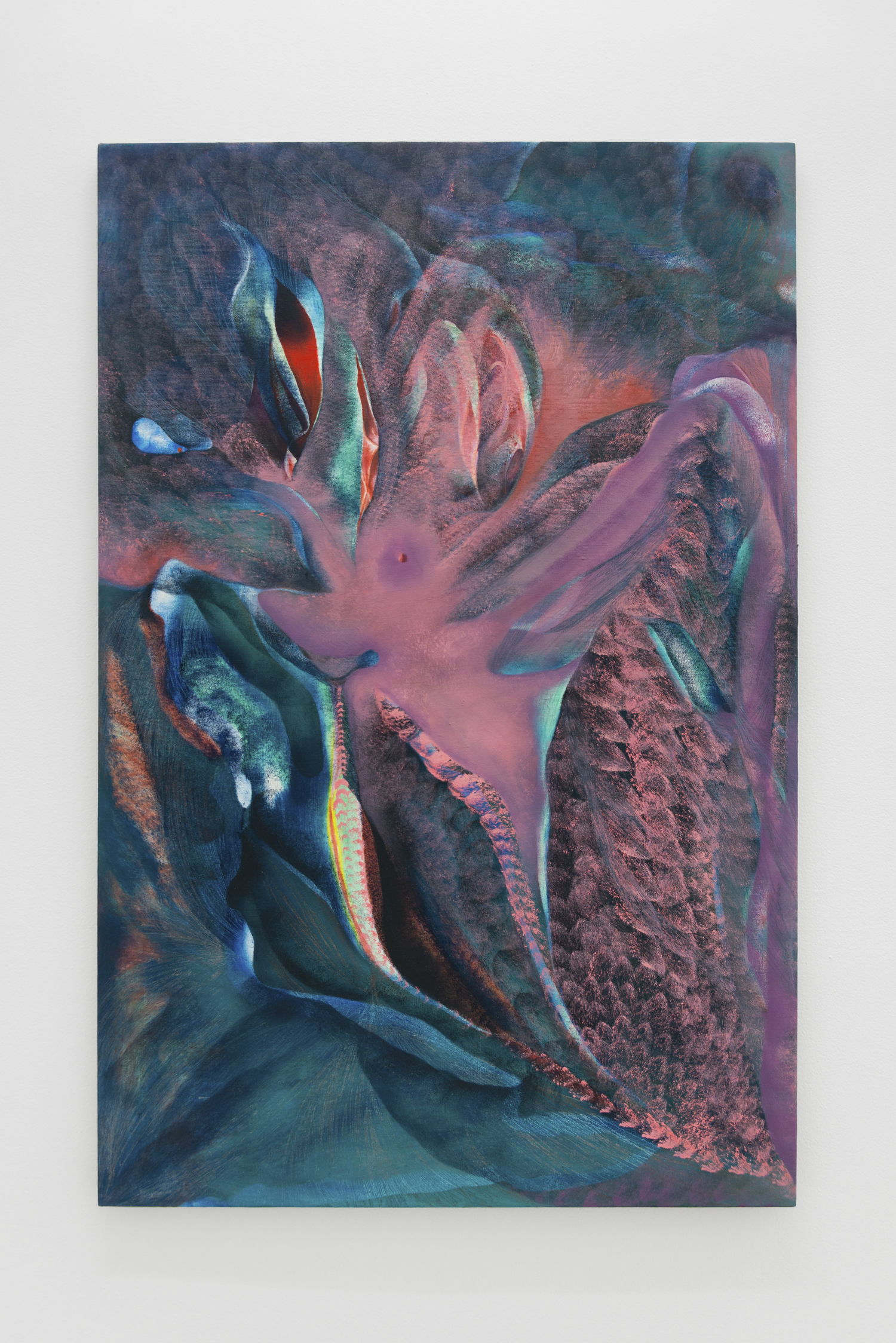  Lucy Bull,  In Praise of Tears , 2019, Oil on linen, 49.5 x 32.5 inches 