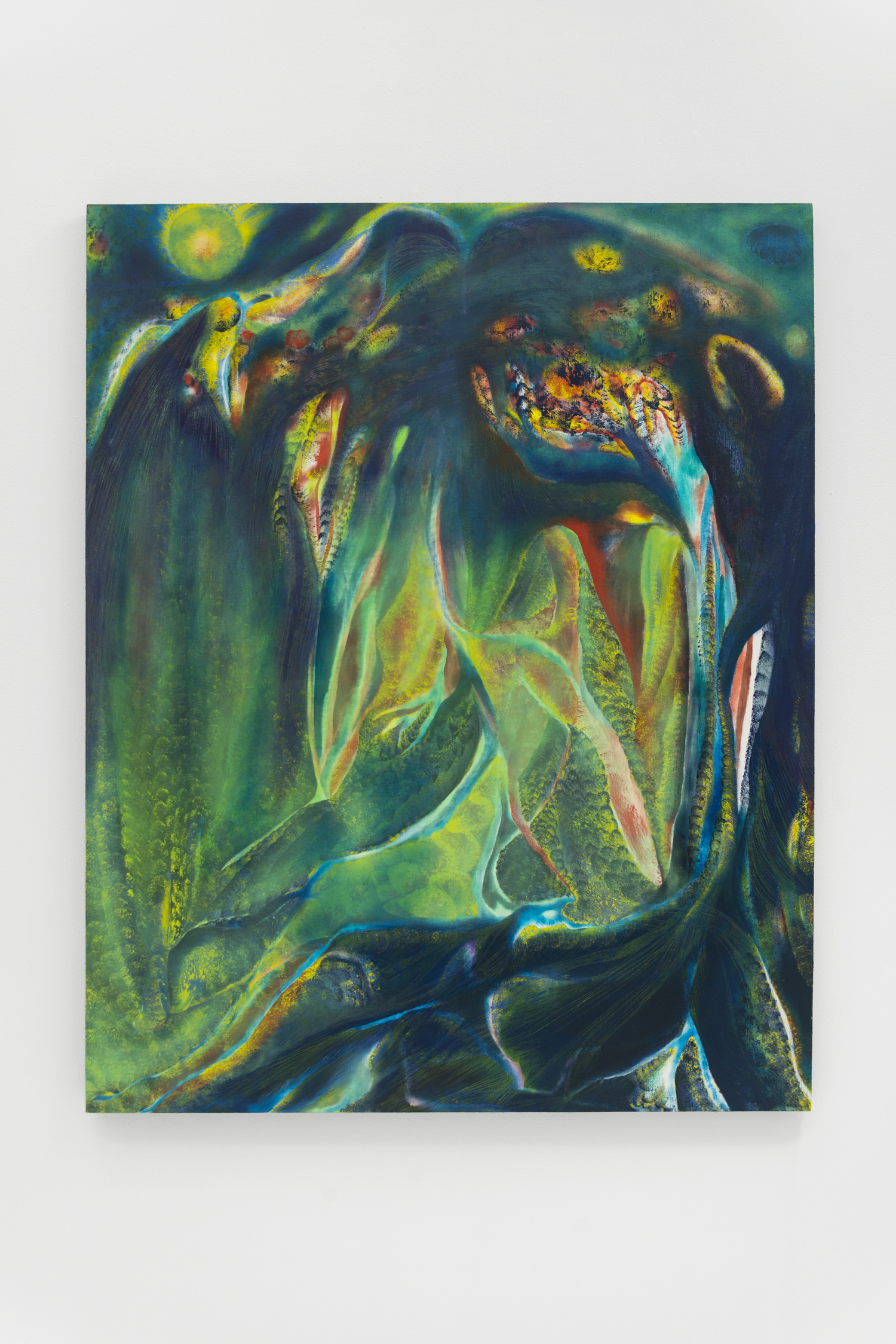  Lucy Bull,  Untitled (Giving Tree) , 2019, Oil on linen, 60 x 48 inches 