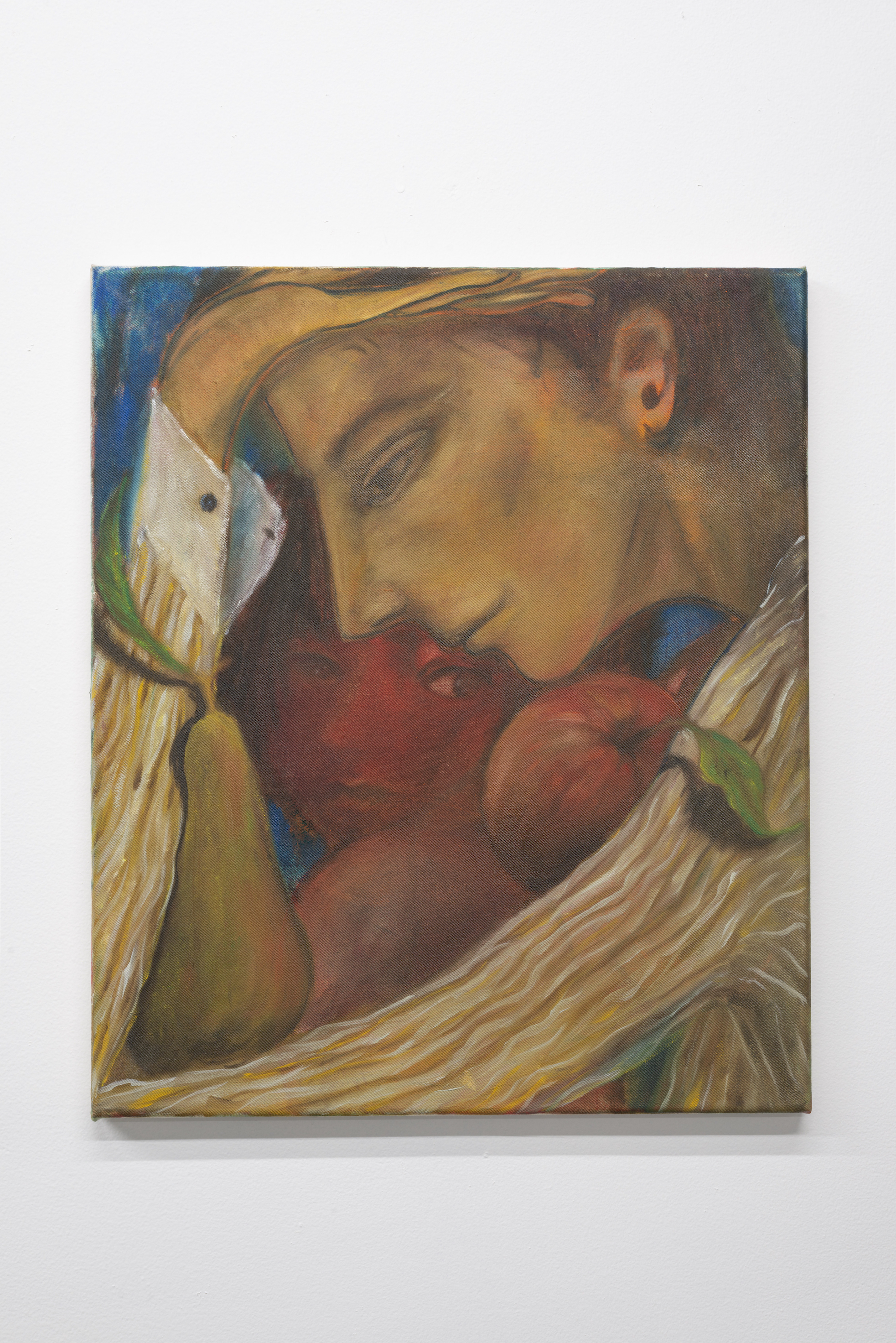  Ernst Yohji Jäger,  Untitled,  2019, Oil on canvas 20 x 16 inches 
