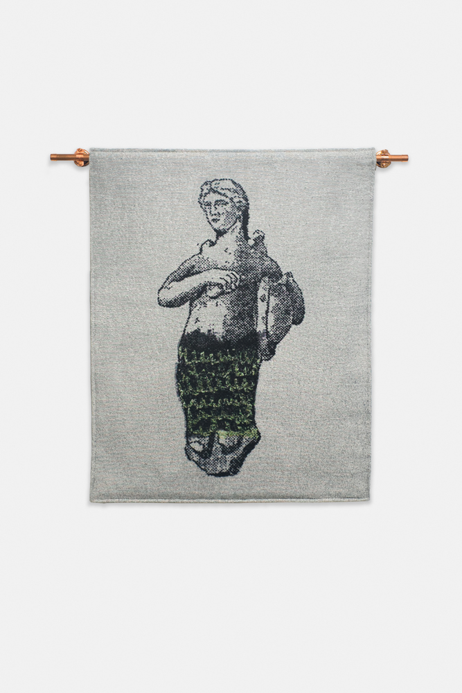   stockphoto_informationloss , 2019, Cotton Jacquard tapestry, 25”x35” as shown     