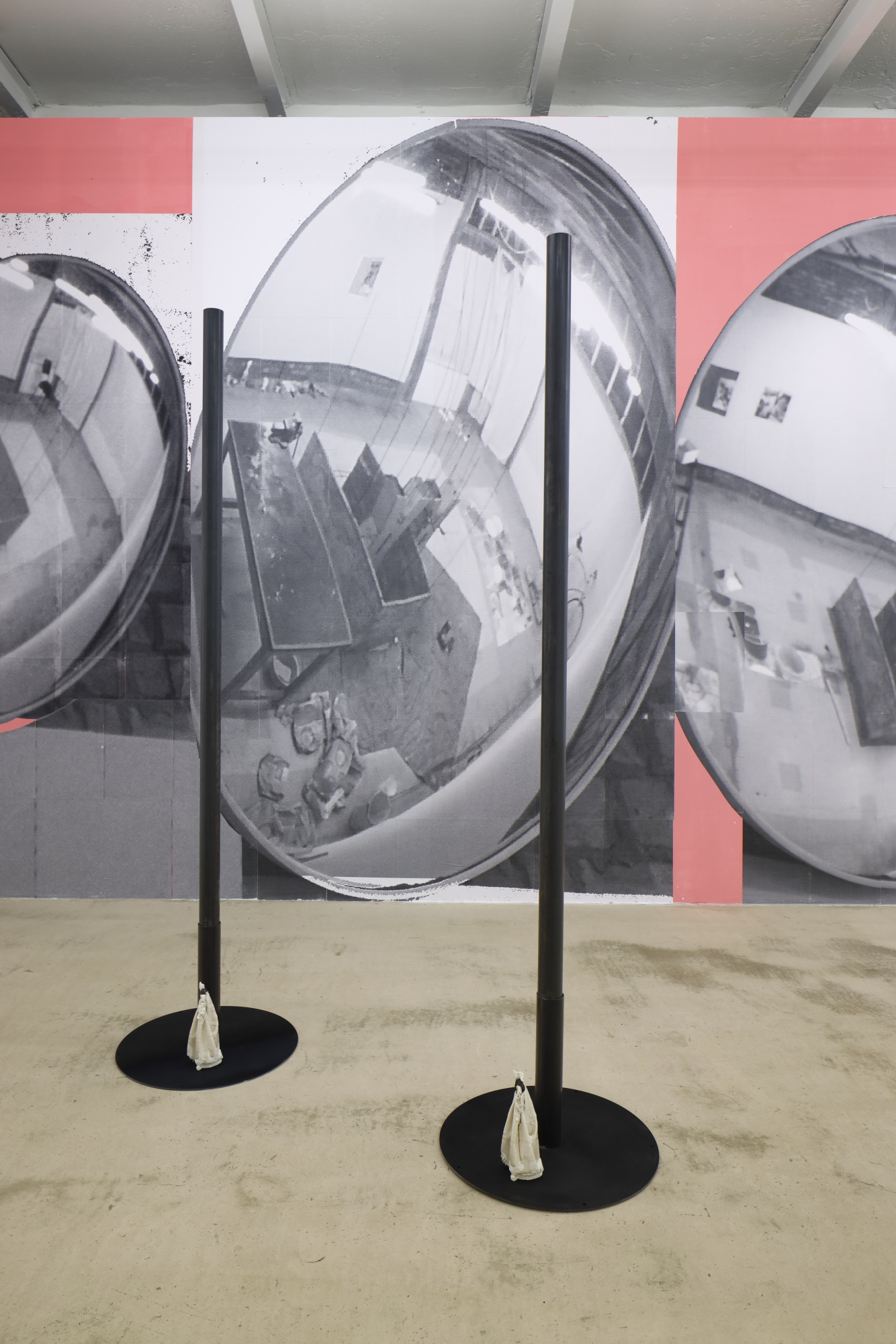 Evita Vasiļjeva, “Unintentional and Very Particular”, 2018-2019, steel, glazed ceramics 