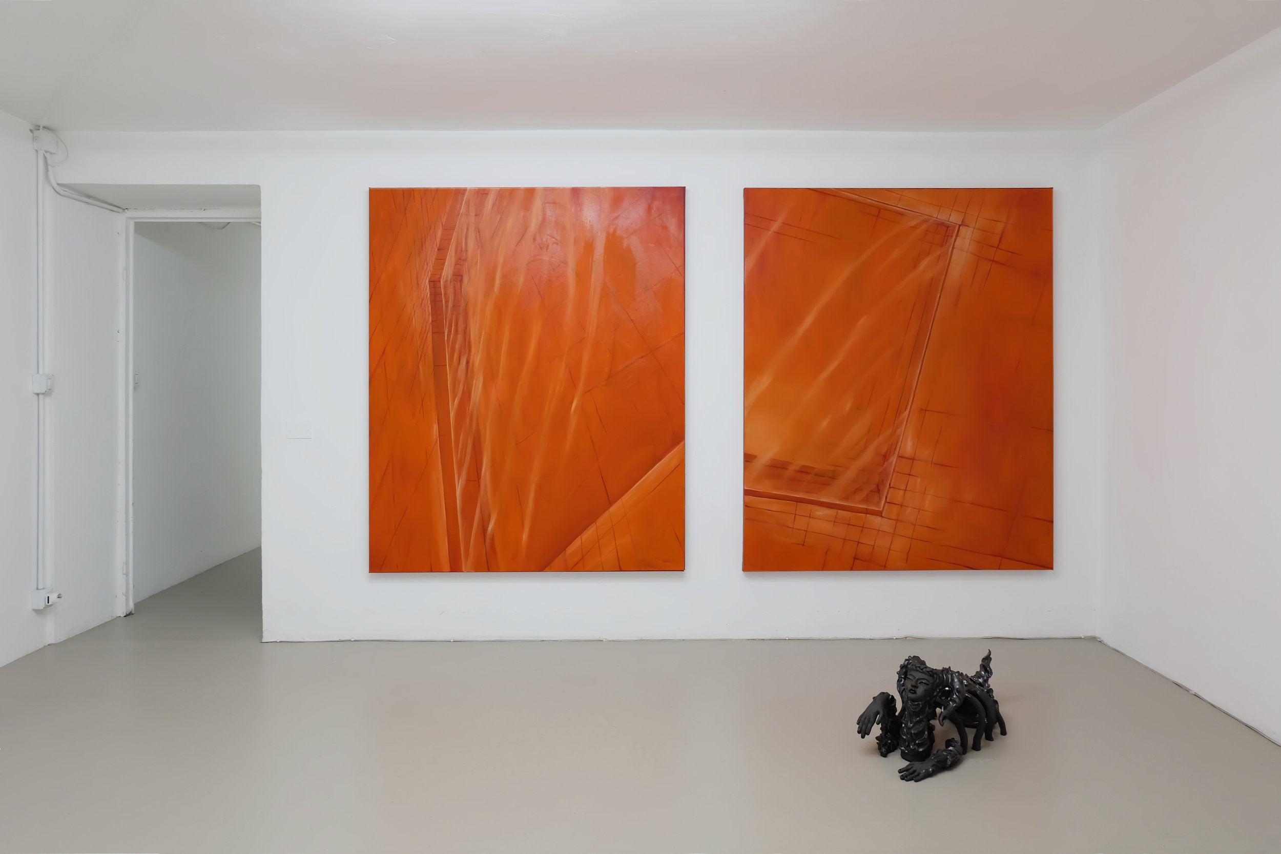  Kalle Lindmark,  Bath , 2019 Oil on linen, 170 x 140 cm 