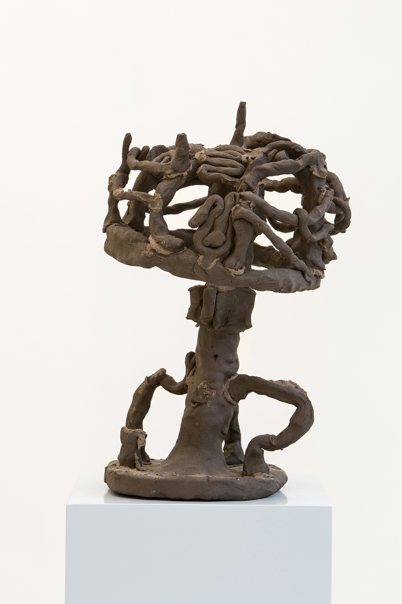  Tom Volkaert,  Der NEVVEN Slagen (Mushroom) , 2019, Ceramics, 40 x 25 x 25 cm 