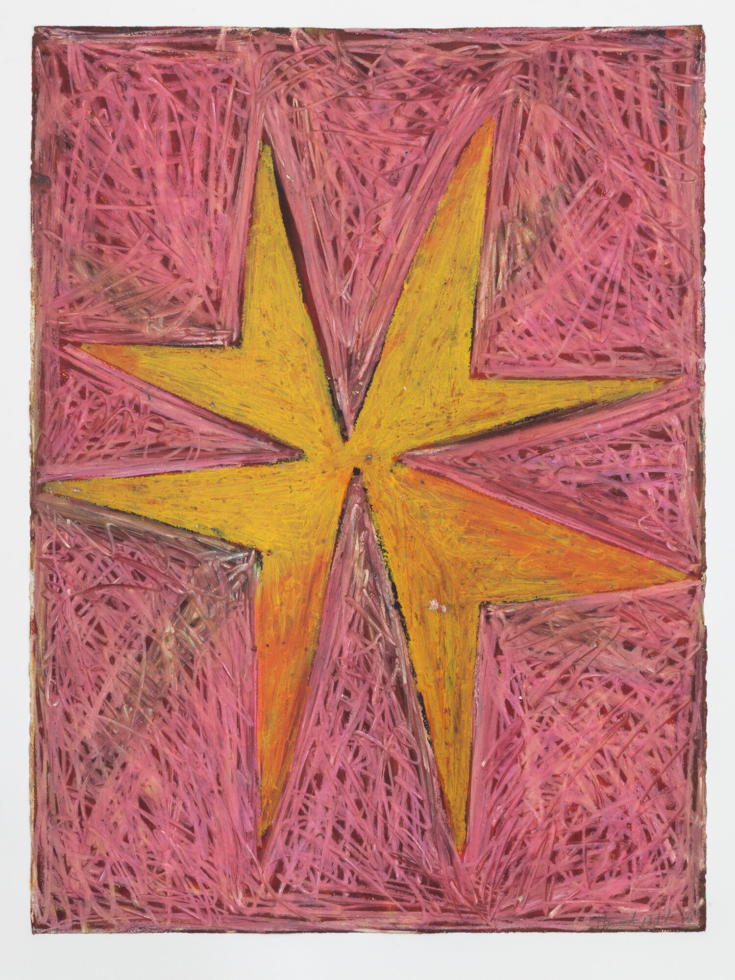  Stewart Hitch,  Untitled , 1980, Oil stick on paper 30 x 22 inches 