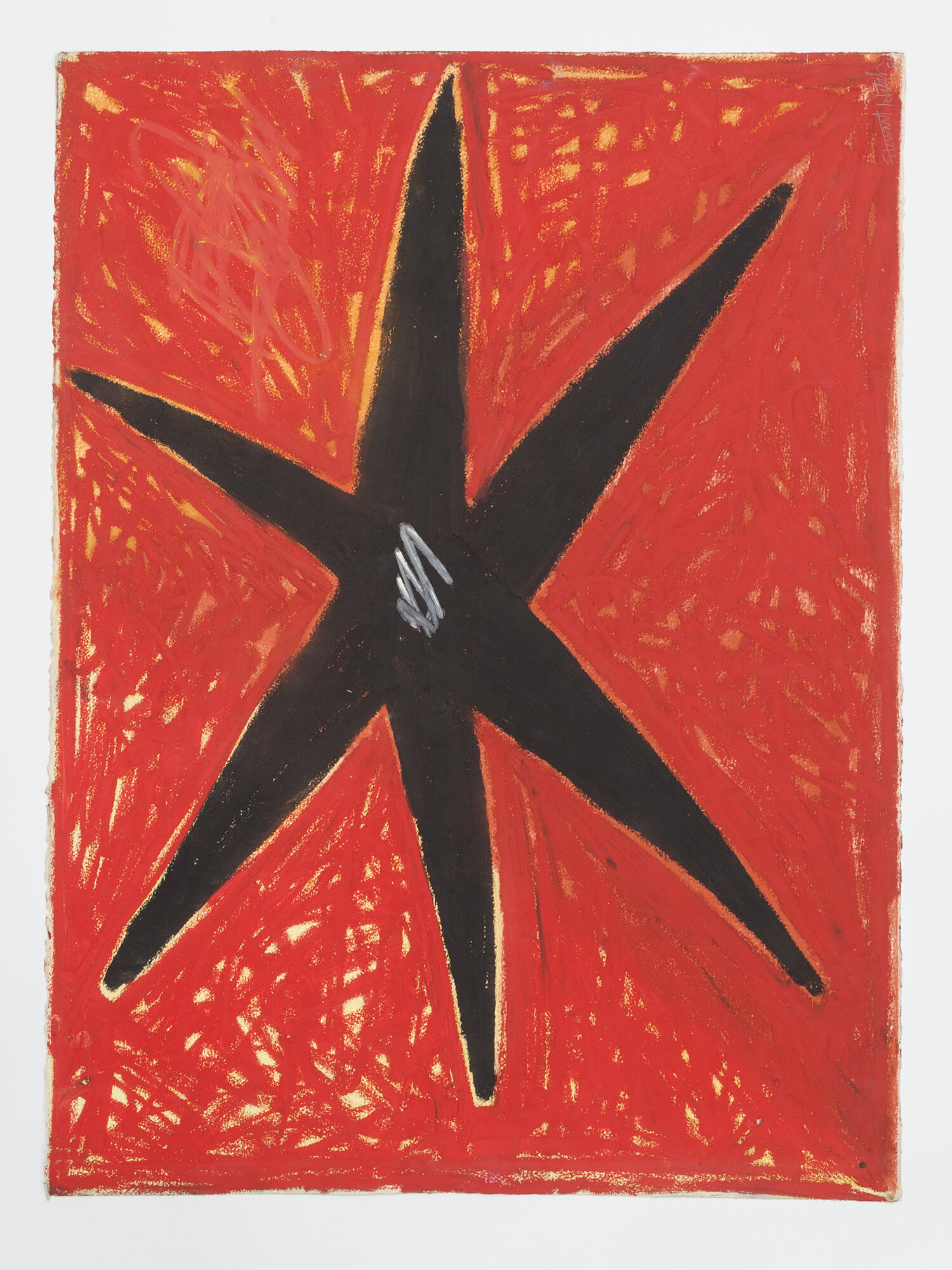  Stewart Hitch  Untitled , 1981, Oil stick on paper 30 x 22 inches 