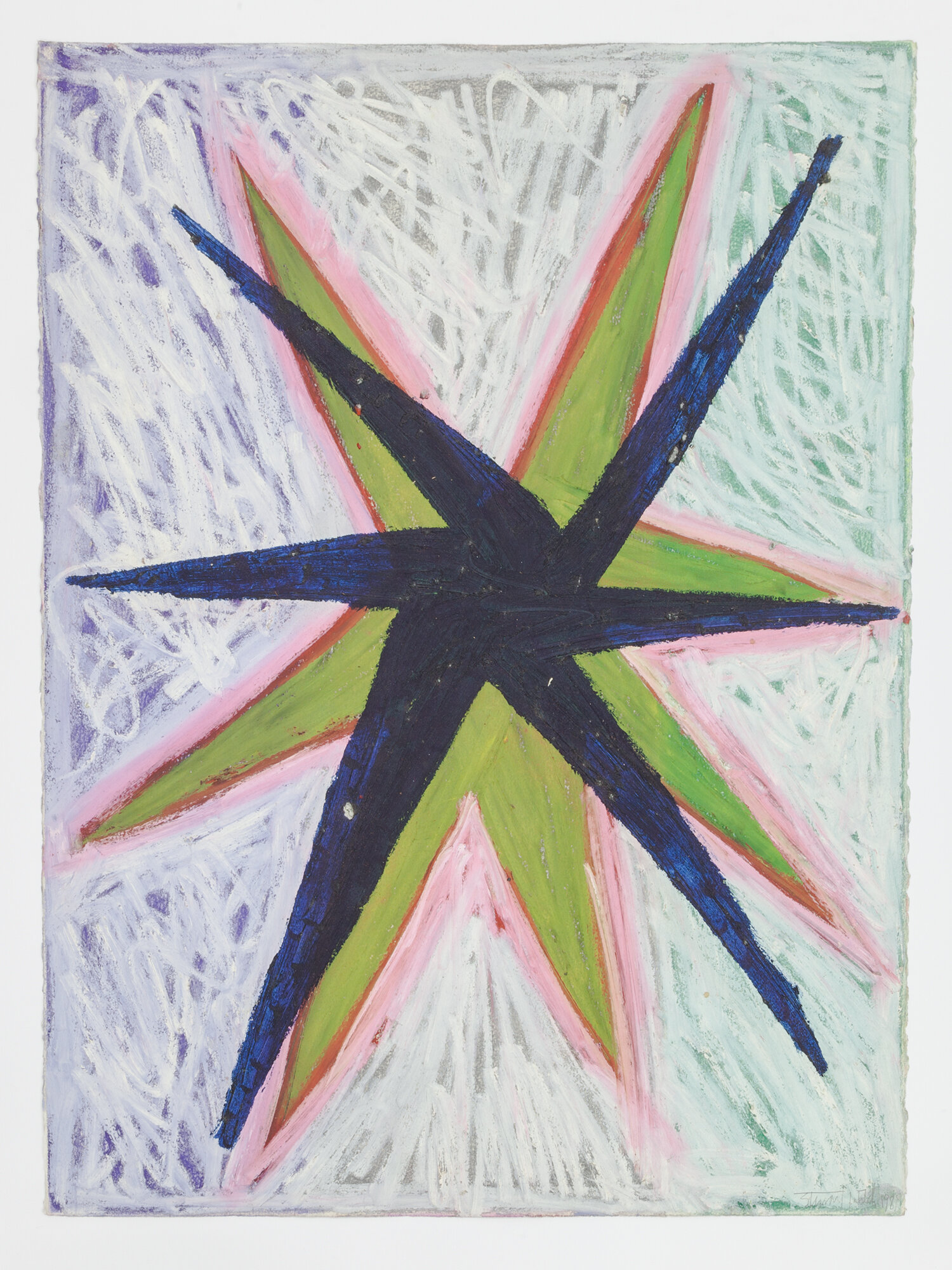  Stewart Hitch,  Untitled , 1981, Oil stick on paper 30 x 22 inches 