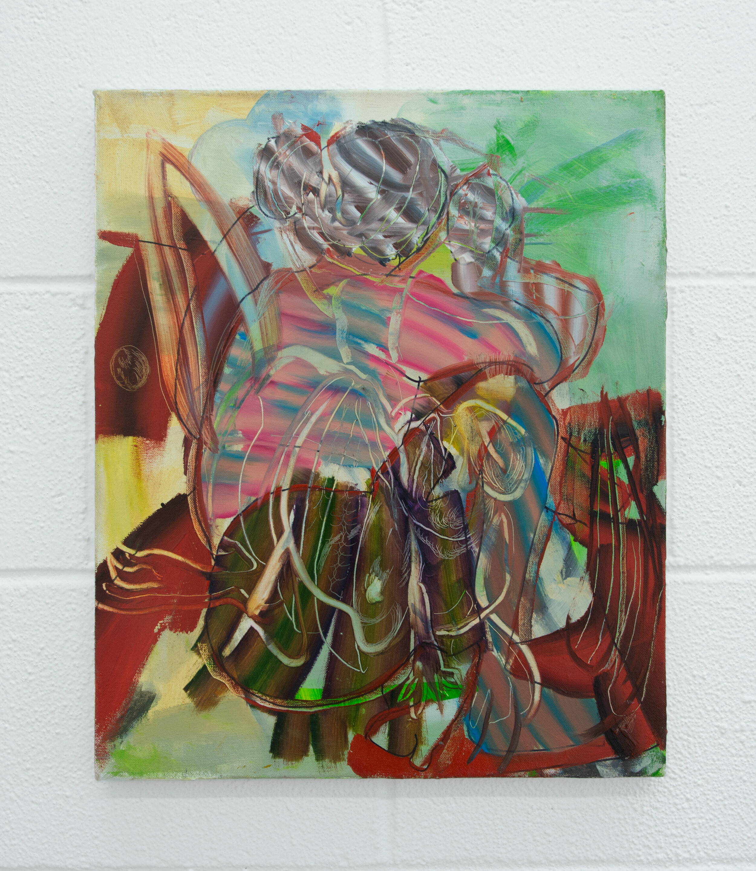  Lauren Quin,  Swarm's Witness,  Oil on canvas 