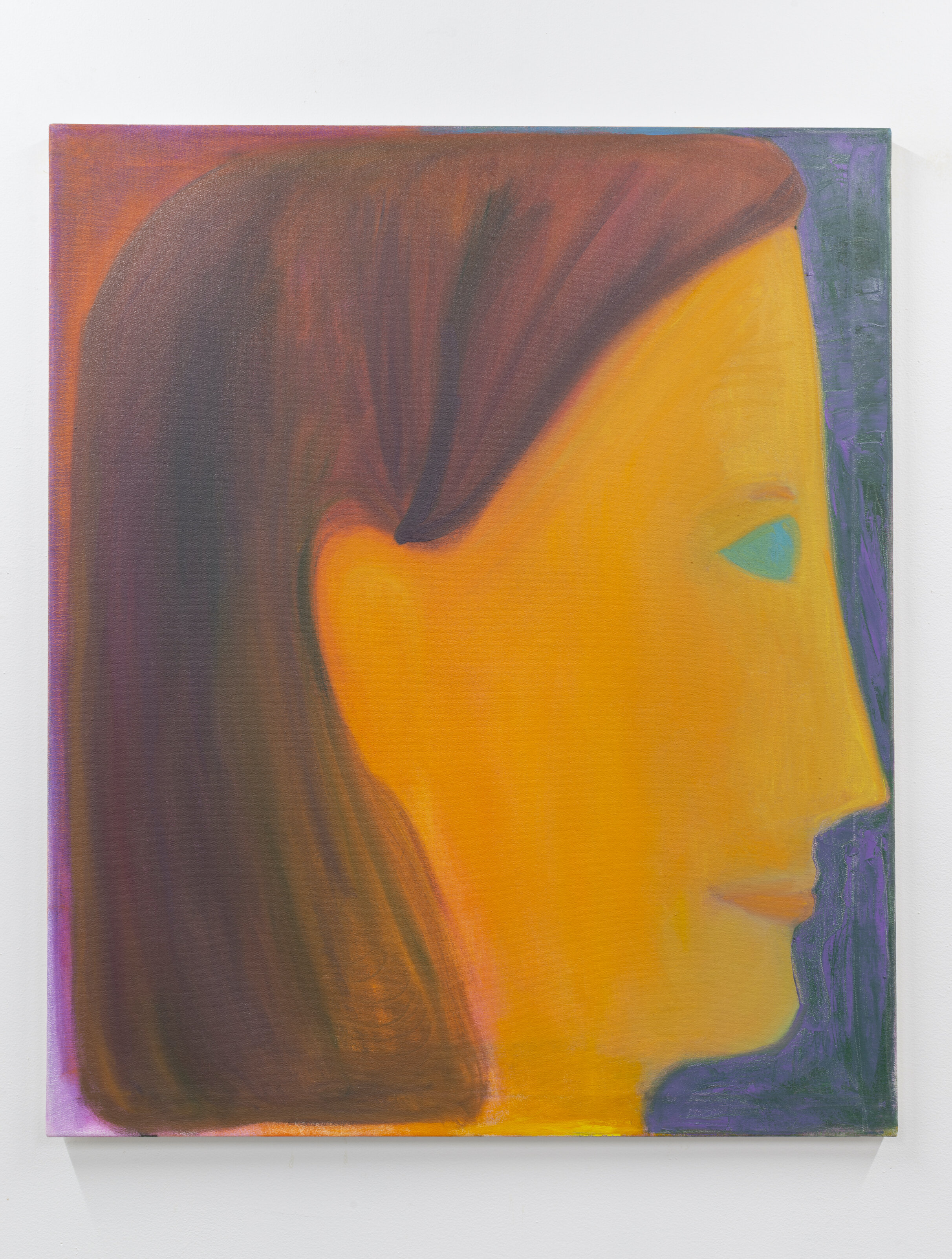  George Gittins,  Profile,  2019  Oil on canvas  37 x 31 inches  