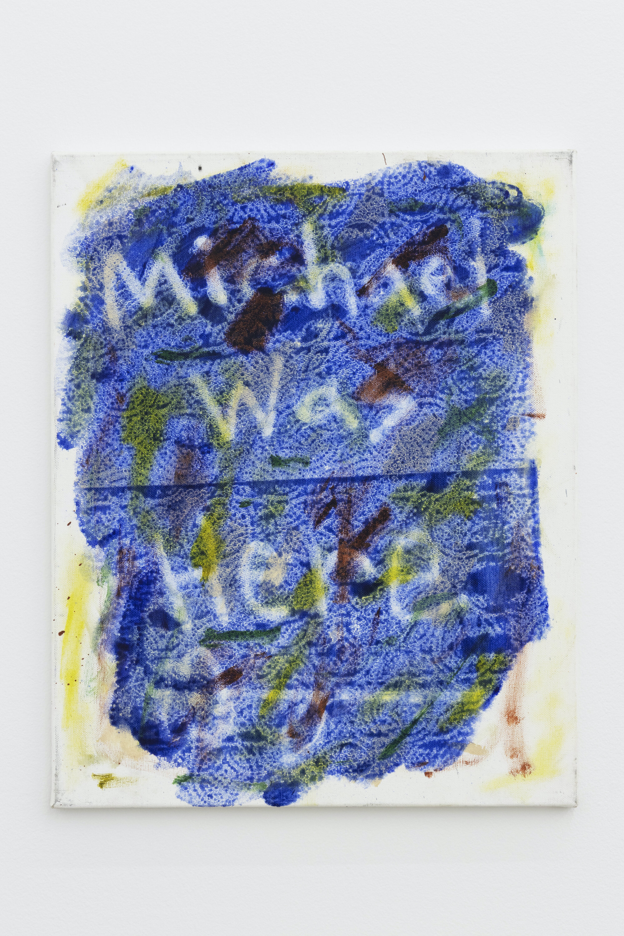   Michael Was Present,  2015, acrylic on canvas, 20 x 16 in. 