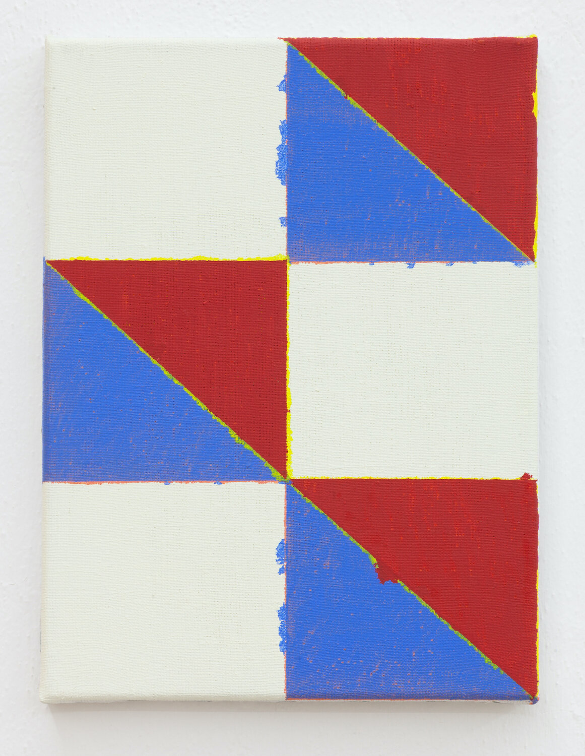  Joshua Abelow,  Untitled (Abstraction “HU”),  2019, Oil on linen, 12 x 9 inches 
