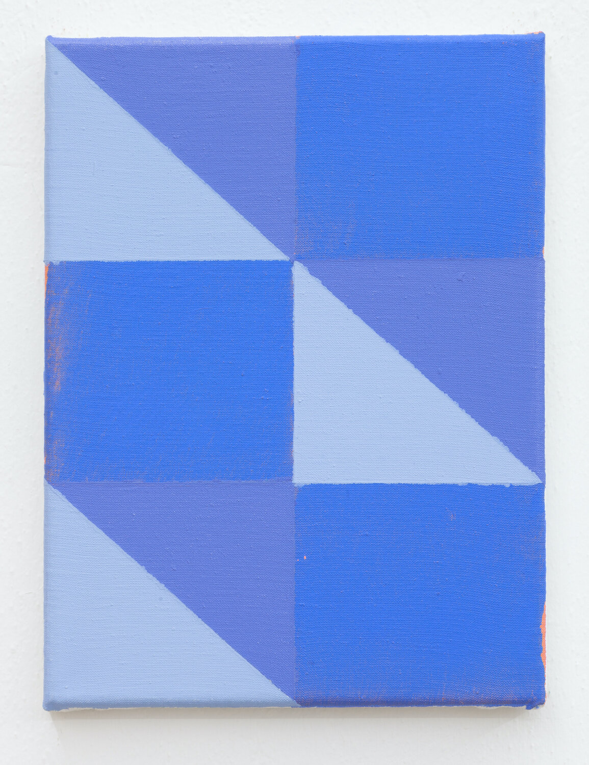  Joshua Abelow,  Untitled (Abstraction “HLL” ), 2019, Oil on linen, 12 x 9 inches 