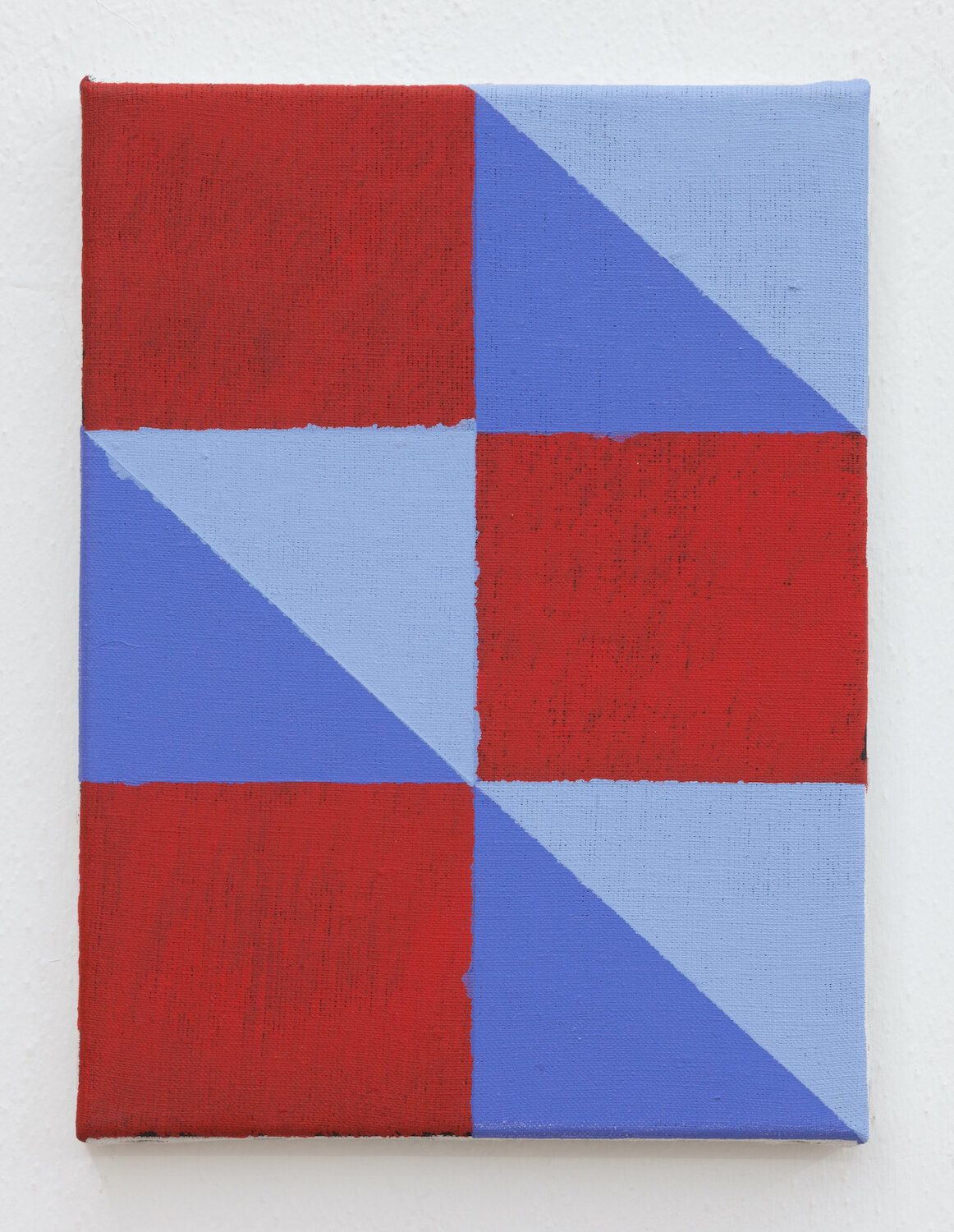  Joshua Abelow,  Untitled (Abstraction “HBB”),  2019, Oil on linen, 12 x 9 inches 