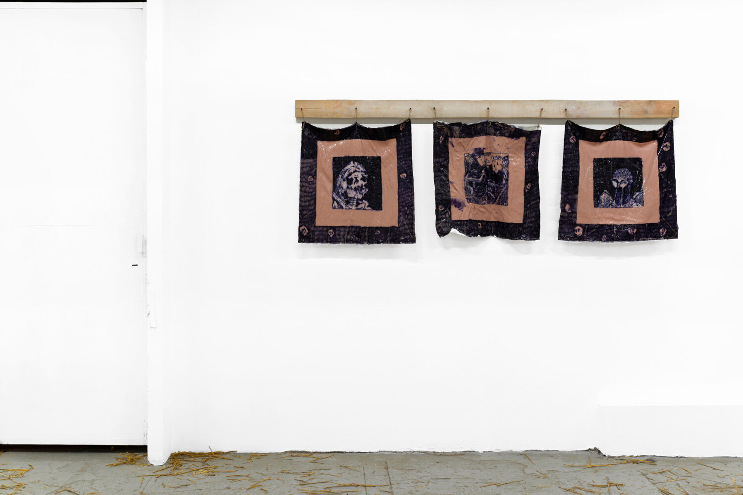  Stas Lobachevskiy, triptych "Yelling death", 2019  