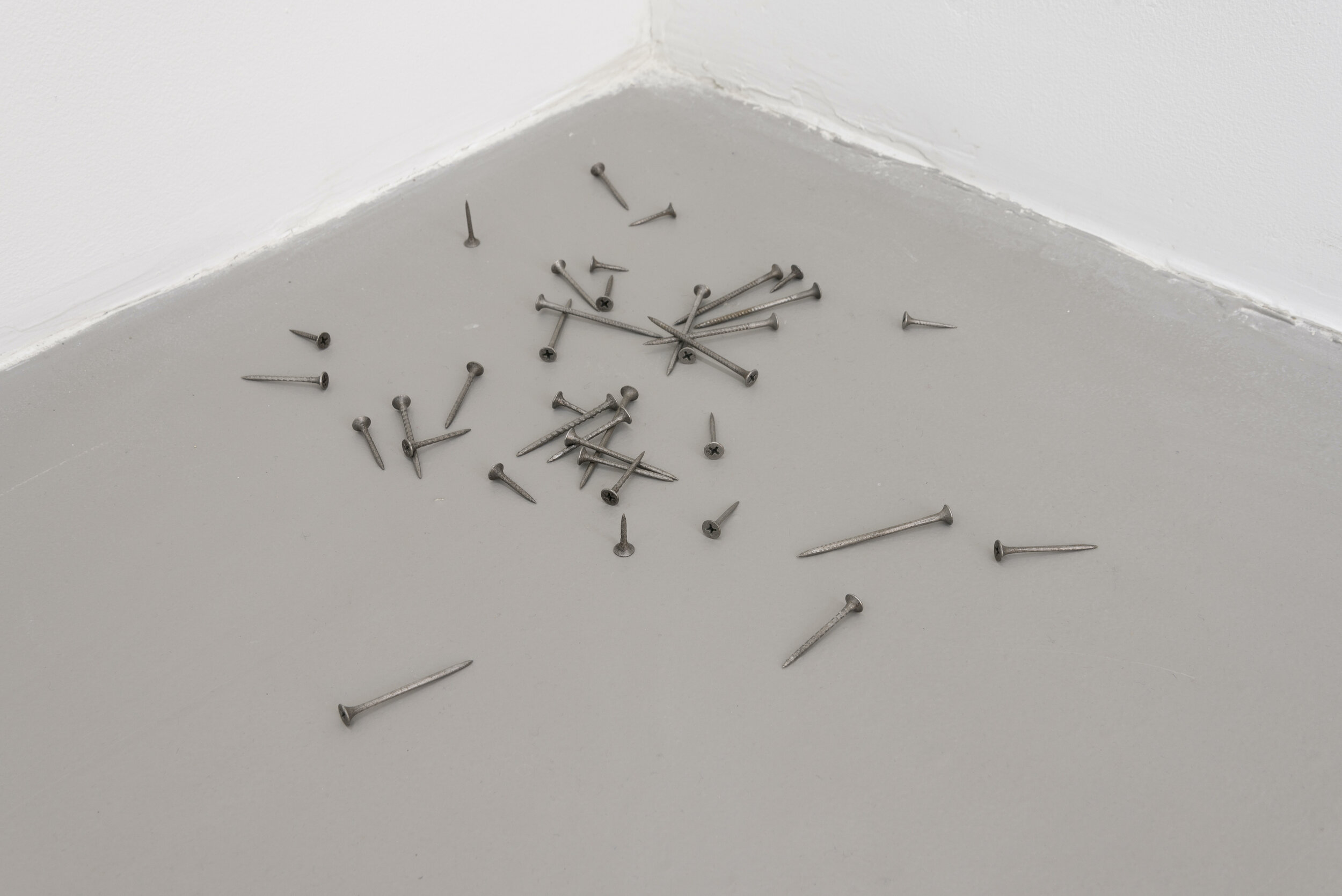  Gary LaPointe Jr., ​ ( nails ) ,​ 2015 altered hardware screws  