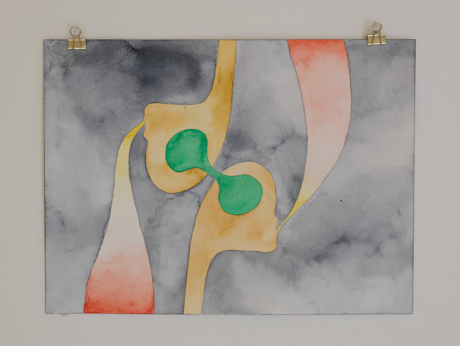  Cliff Hengst  Untitled,  2​020, watercolor on paper, 9 x 12 inches 