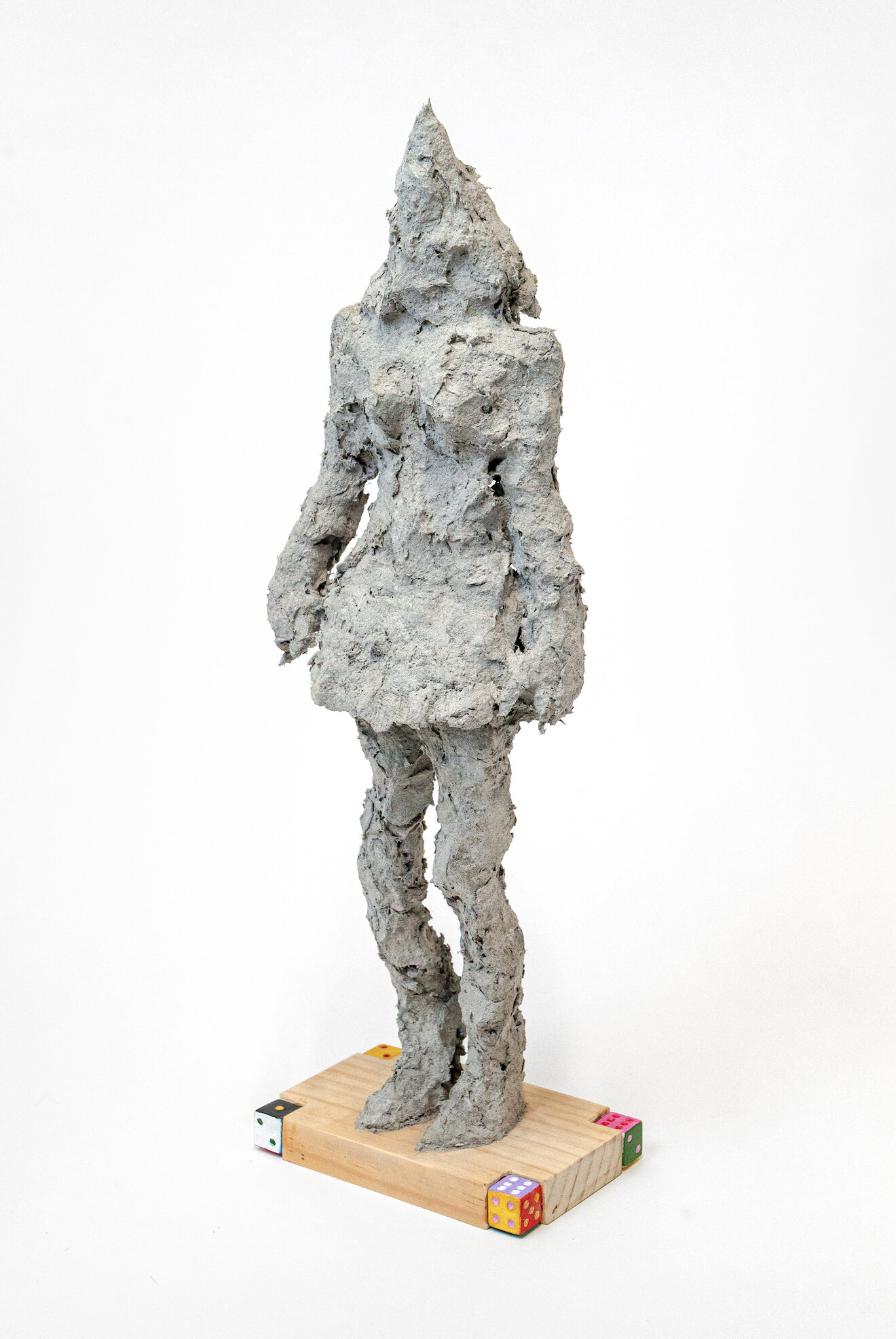  Chase Biado,  stand-up (Sailor Moon),  ​2020 papier-mâché, foam, steel, wood, acrylic 17 inches tall  