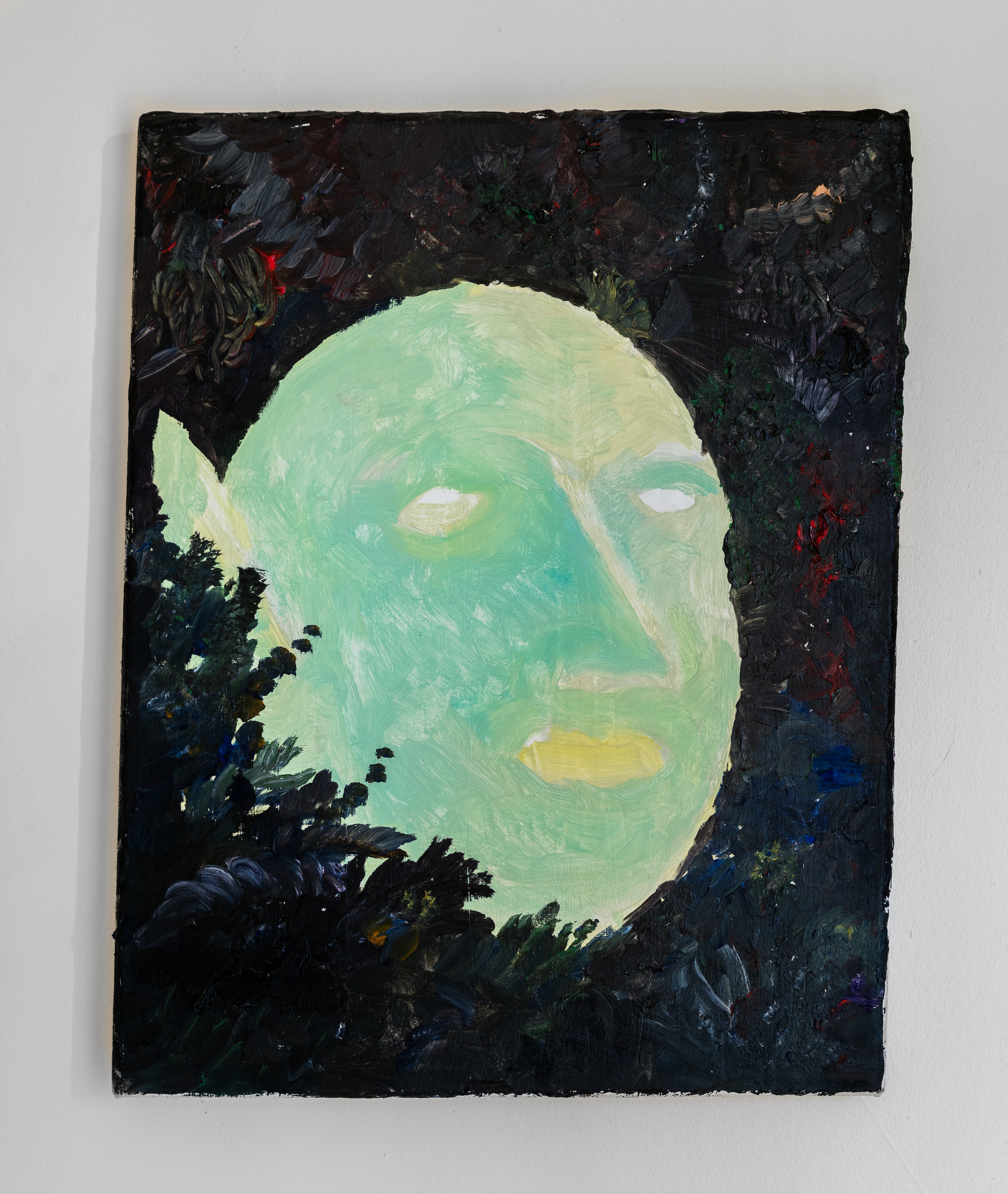 Chase Biado  goblin,  ​2015, acrylic on canvas 14 x 11 inches  