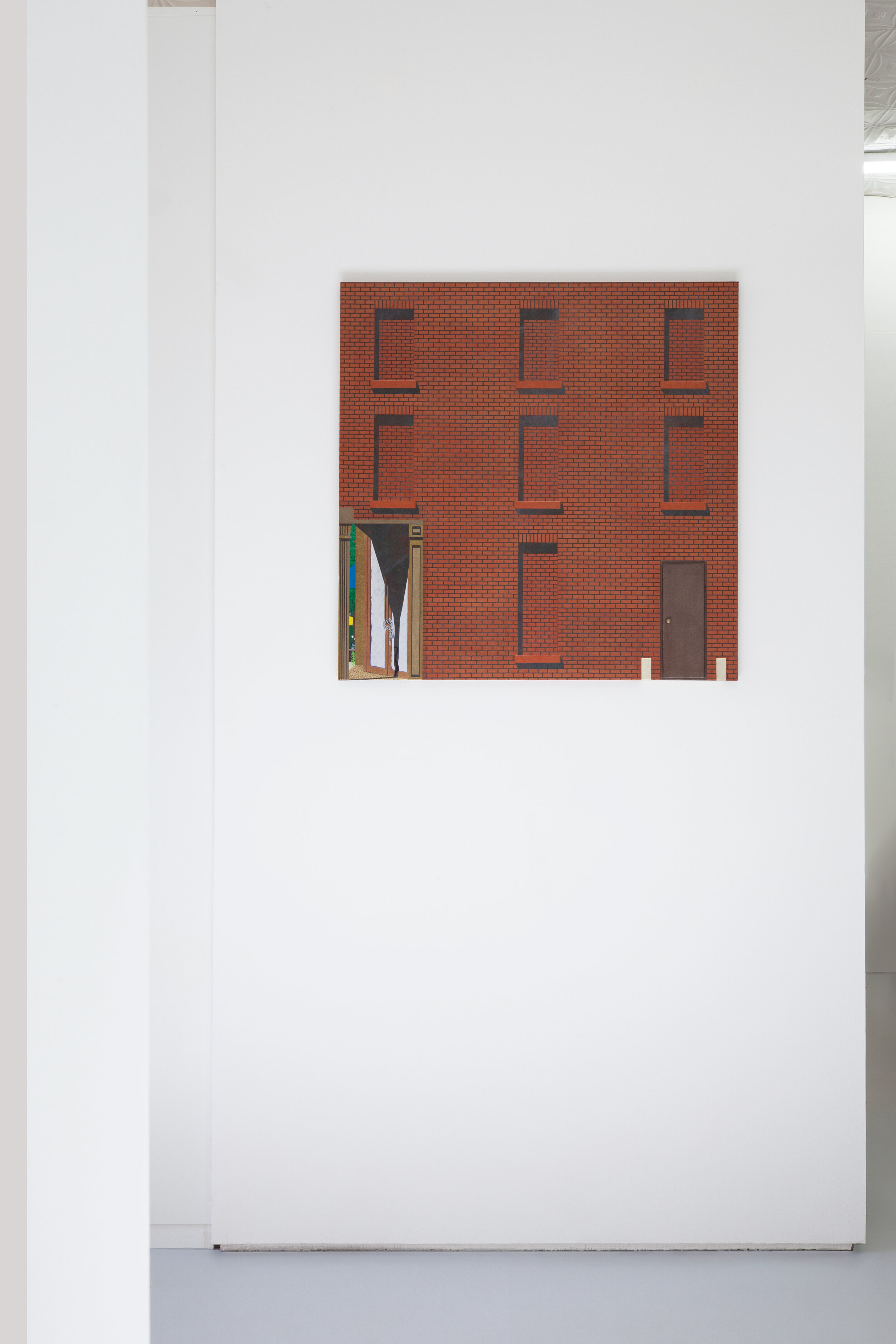  Soyeon Shin,  Washington Avenue , 2020, Acrylic on Canvas, 30 x 30 in 