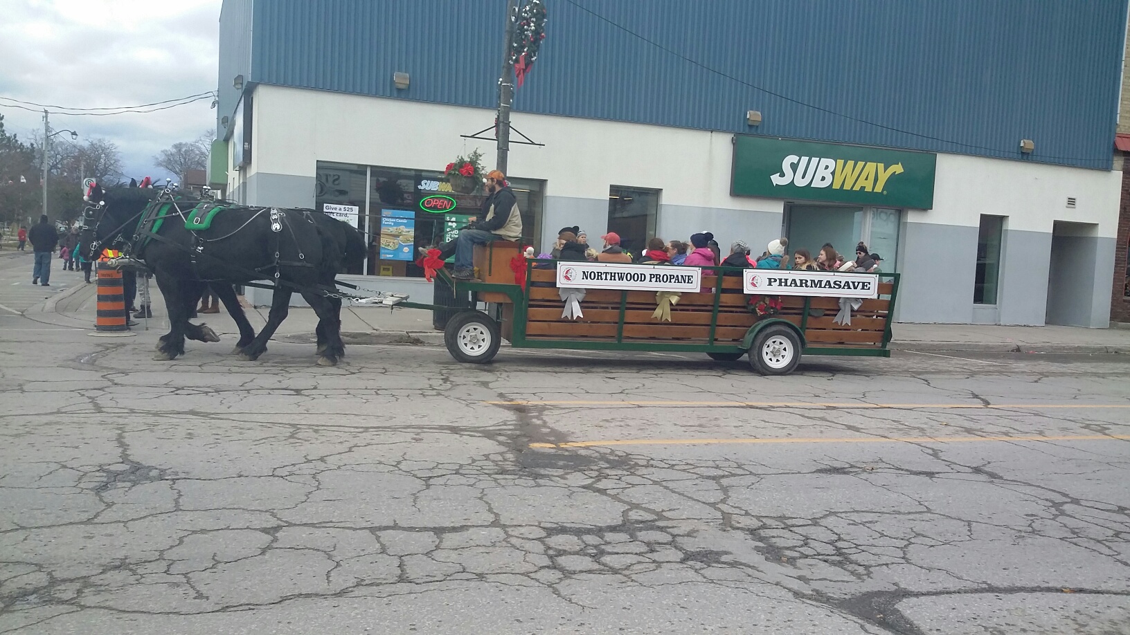 Parade and Fireworks — Santa Day