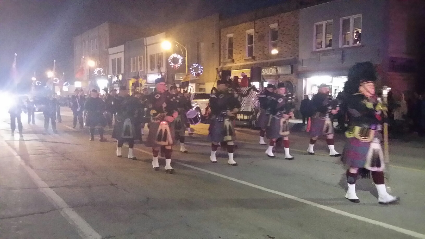 Parade and Fireworks — Santa Day