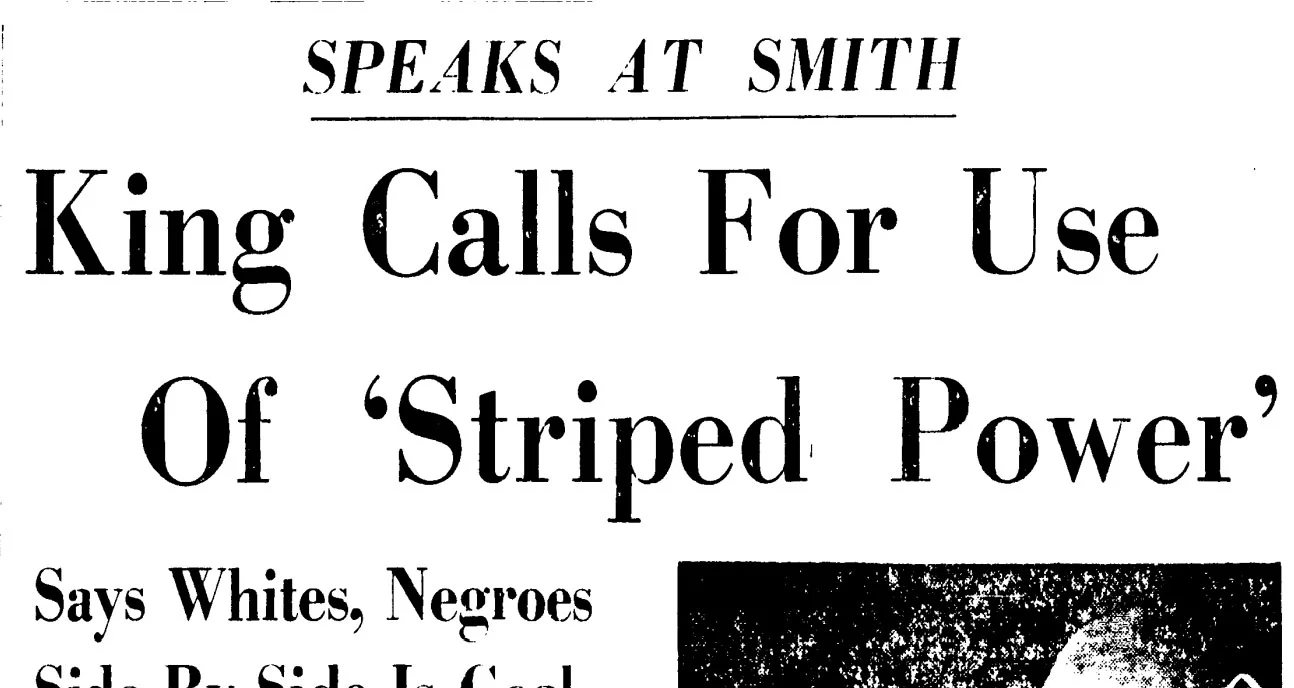 Sept. 22, 1966 - Dr. Martin Luther King speaks at JCSU