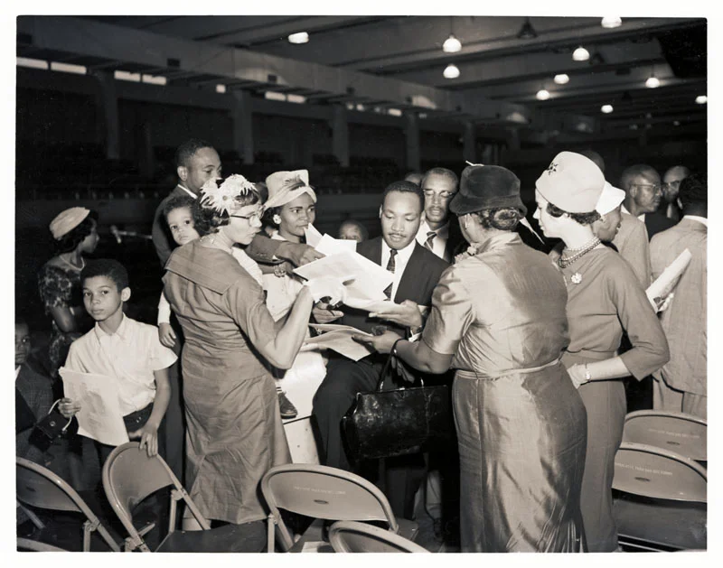 MLK Jr. visit to JCSU, 1966