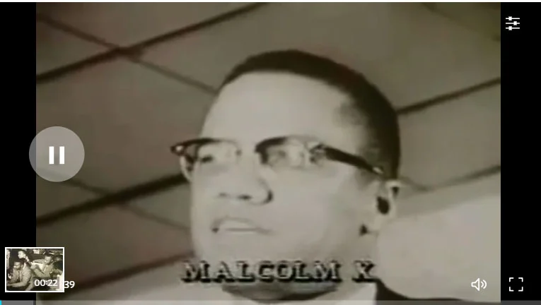 1963 - Malcolm X speaks at the Hi-Fi Club in the West End
