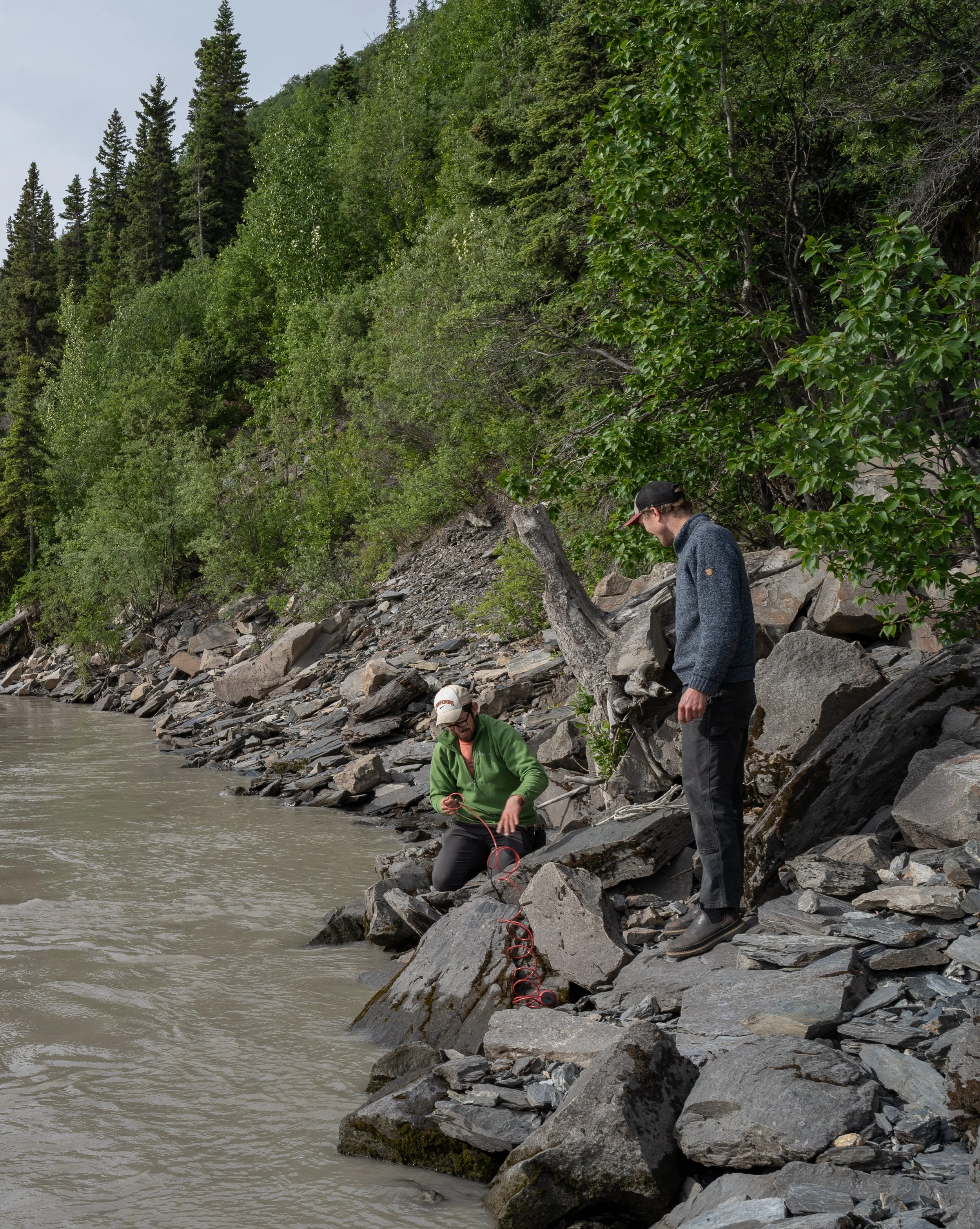 Nick and Ty with fish