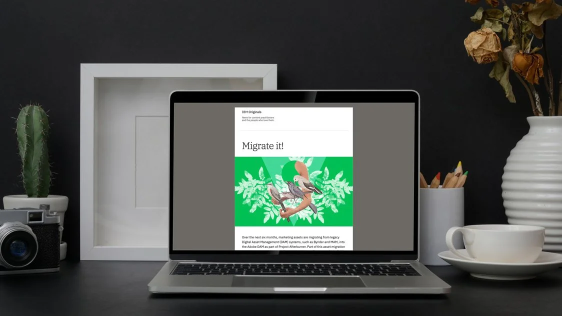 IBM Originals Newsletter Design