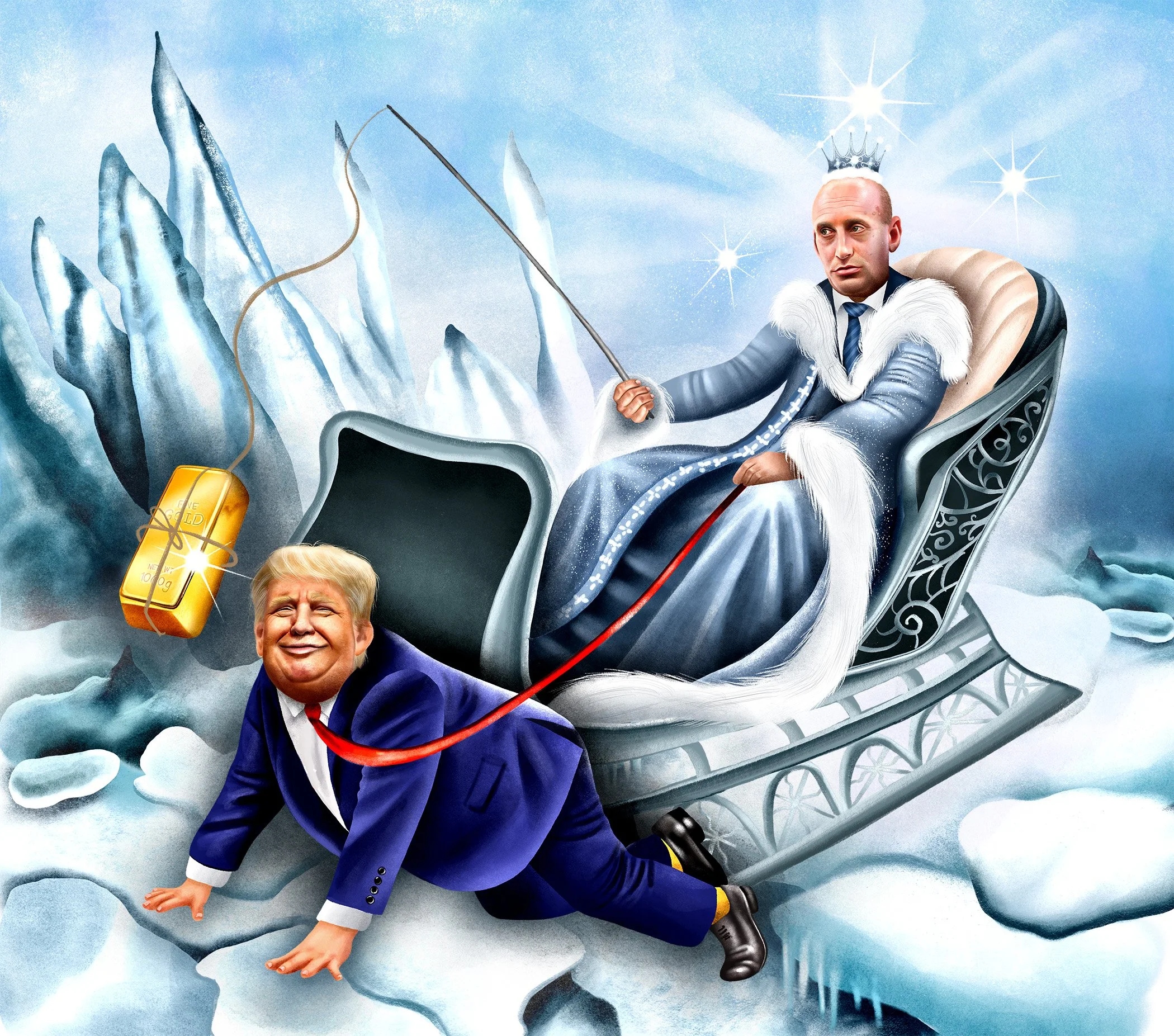 "King of ICE and America Stephen Miller" personal project