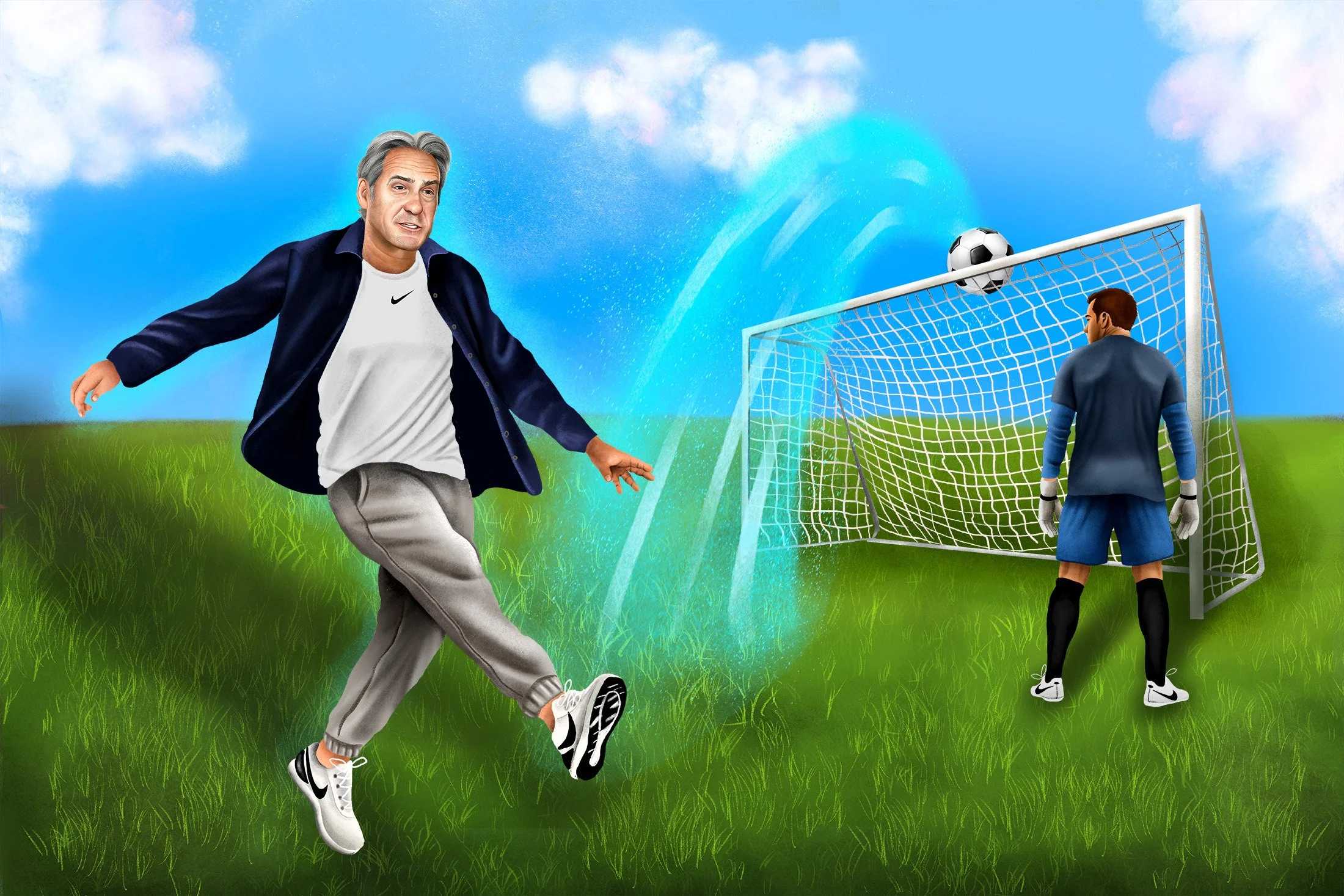 Bloomberg Businessweek "Nike's Savior CEO Is Grappling With a 45% Stock Slump"